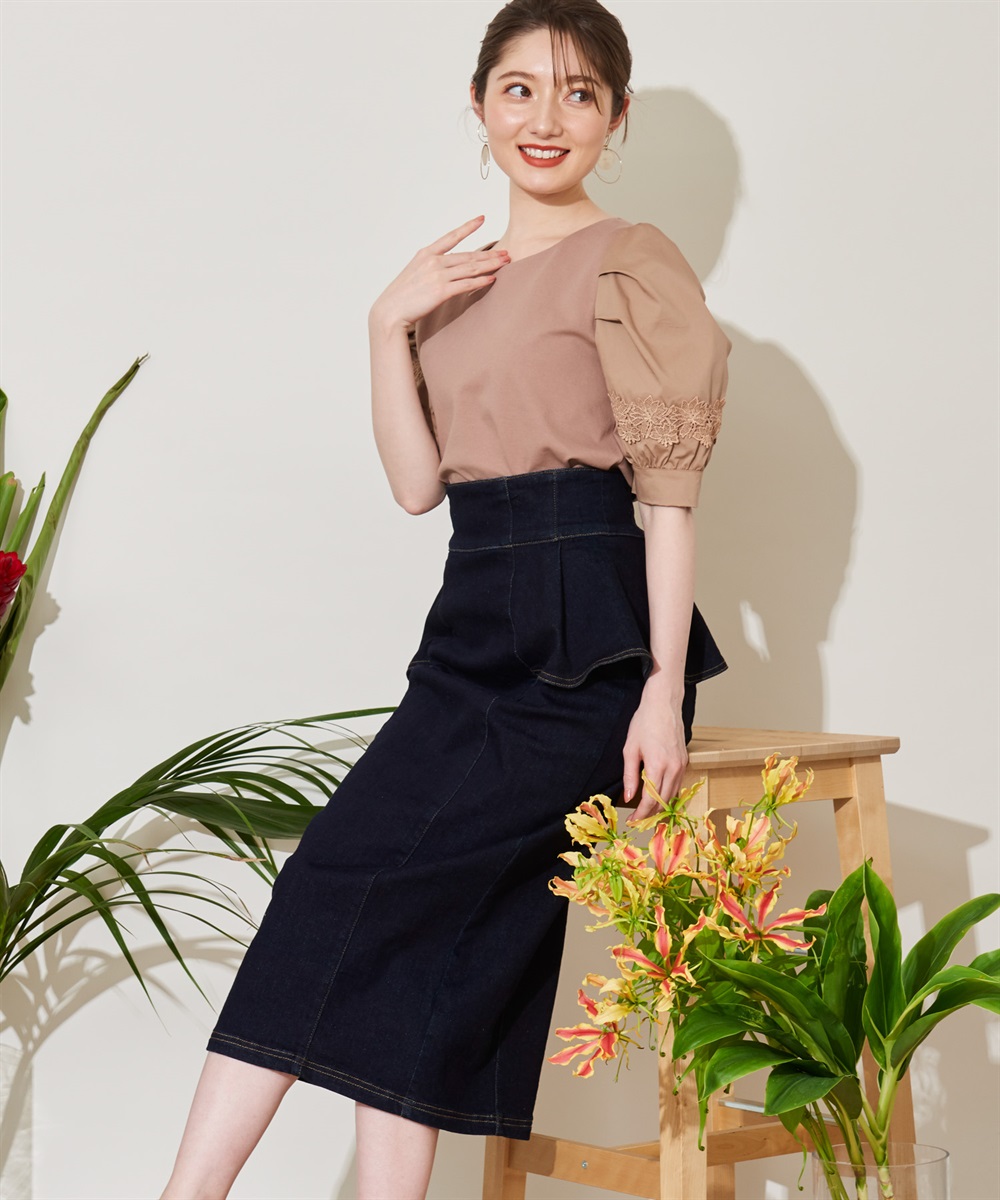 サイドペプラムタイトスカート | タイトスカート | NOELA OFFICIAL WEB