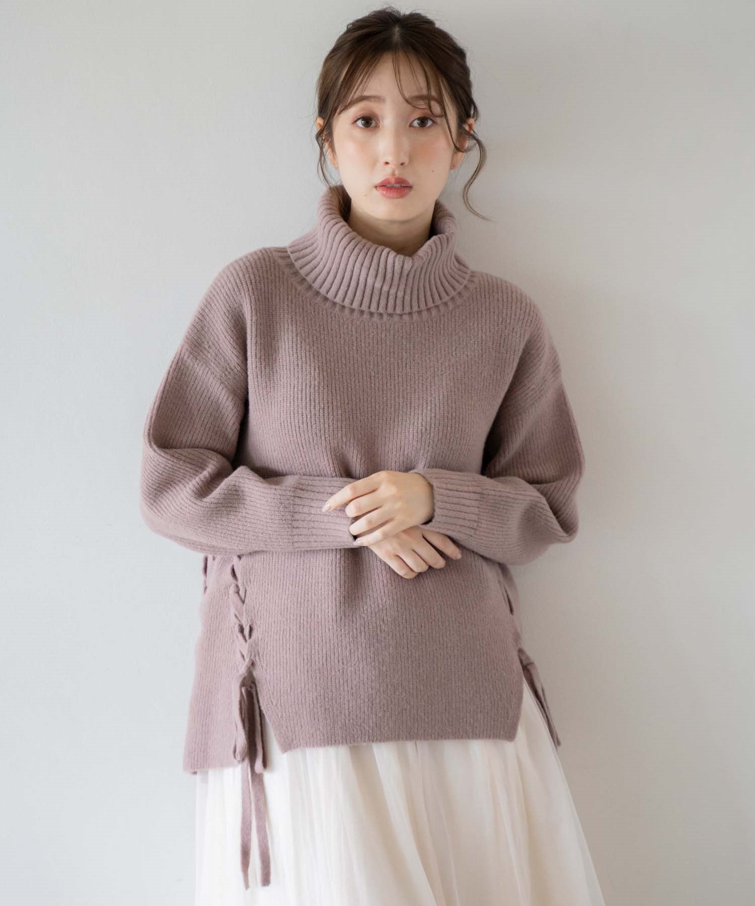 レースアップニットトップス | ニット | NOELA OFFICIAL WEB STORE