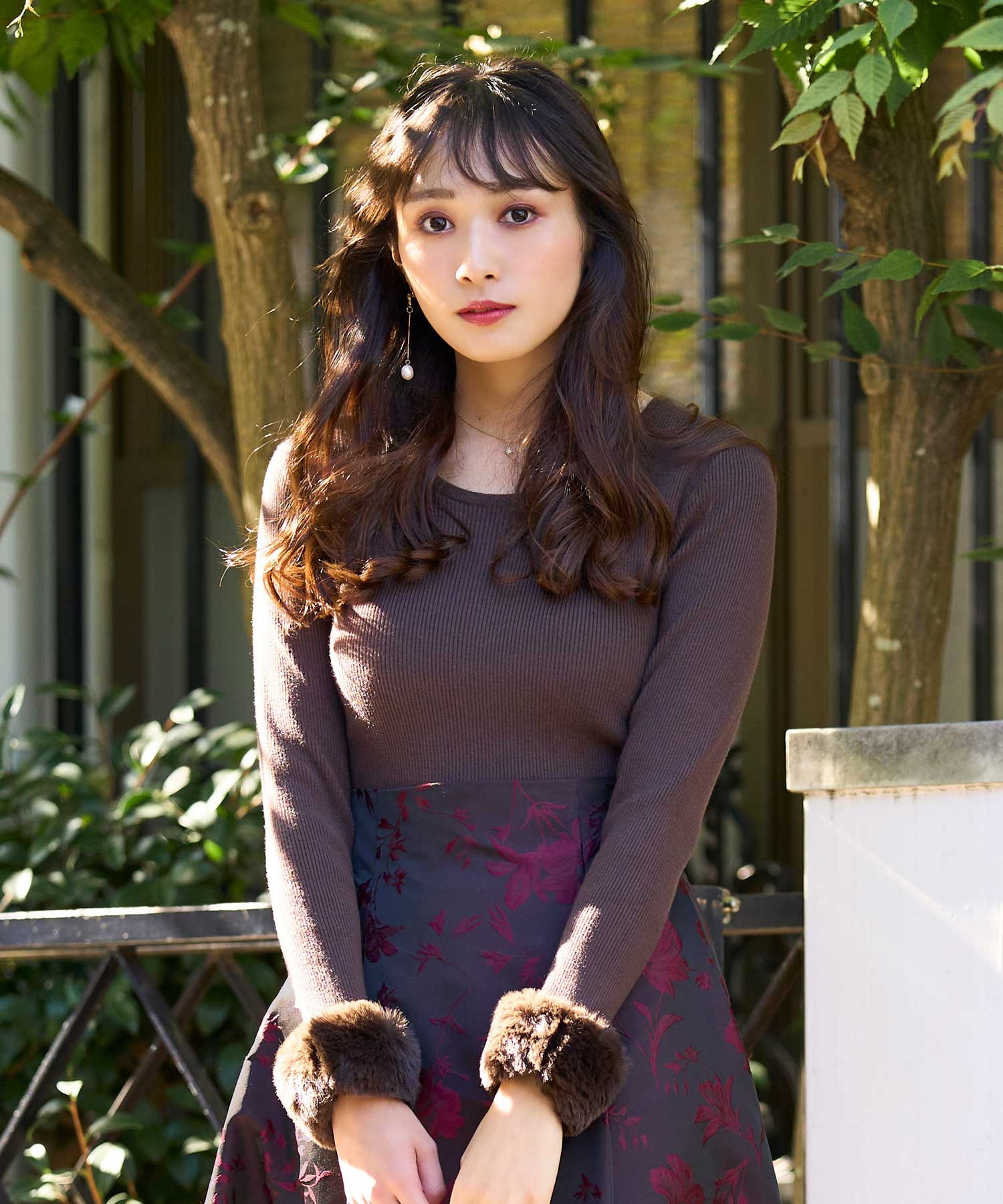 フェイクファースリーブニット | ニット | NOELA OFFICIAL WEB STORE