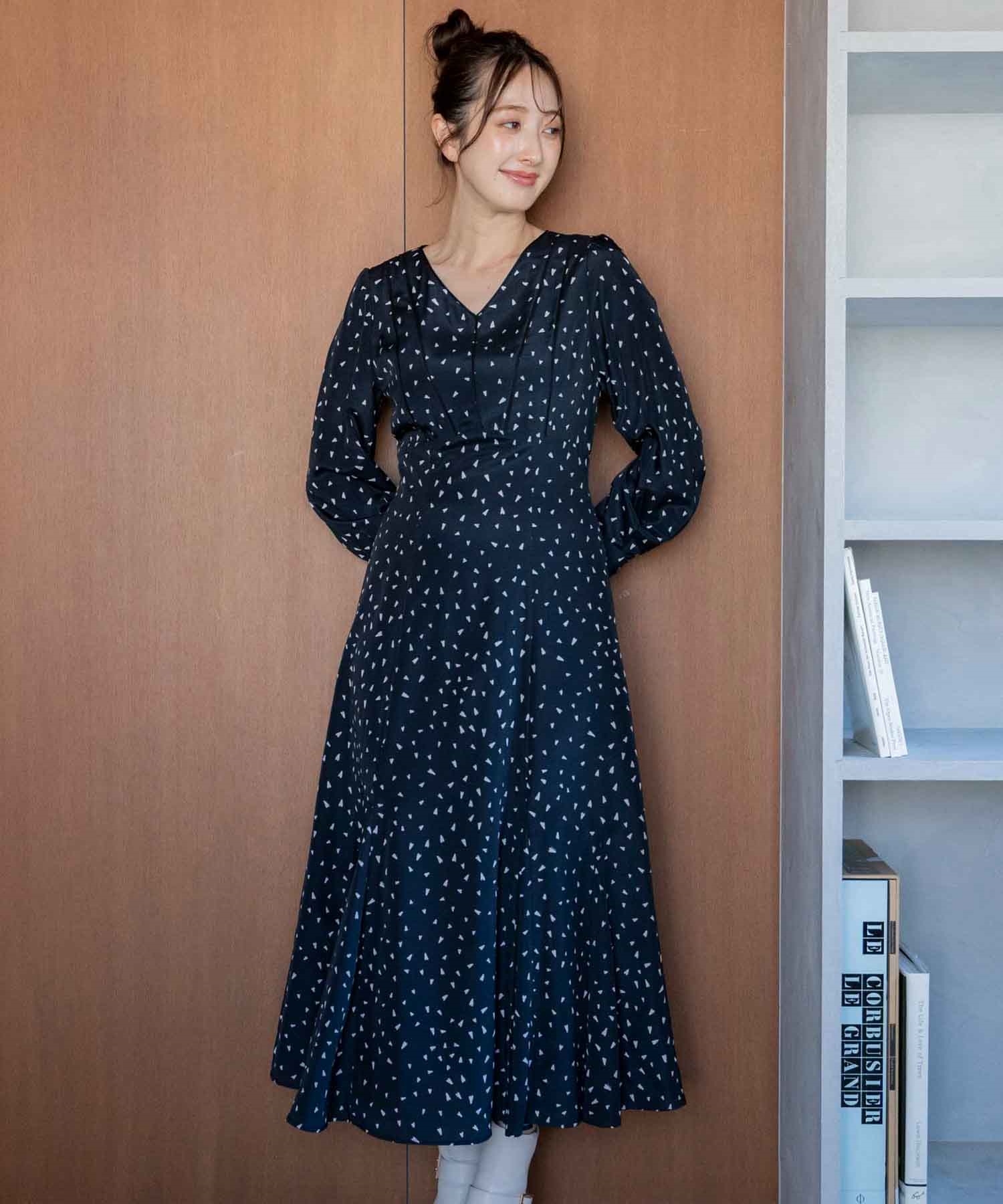 ハート柄ワンピース | ロングワンピース | NOELA OFFICIAL WEB STORE