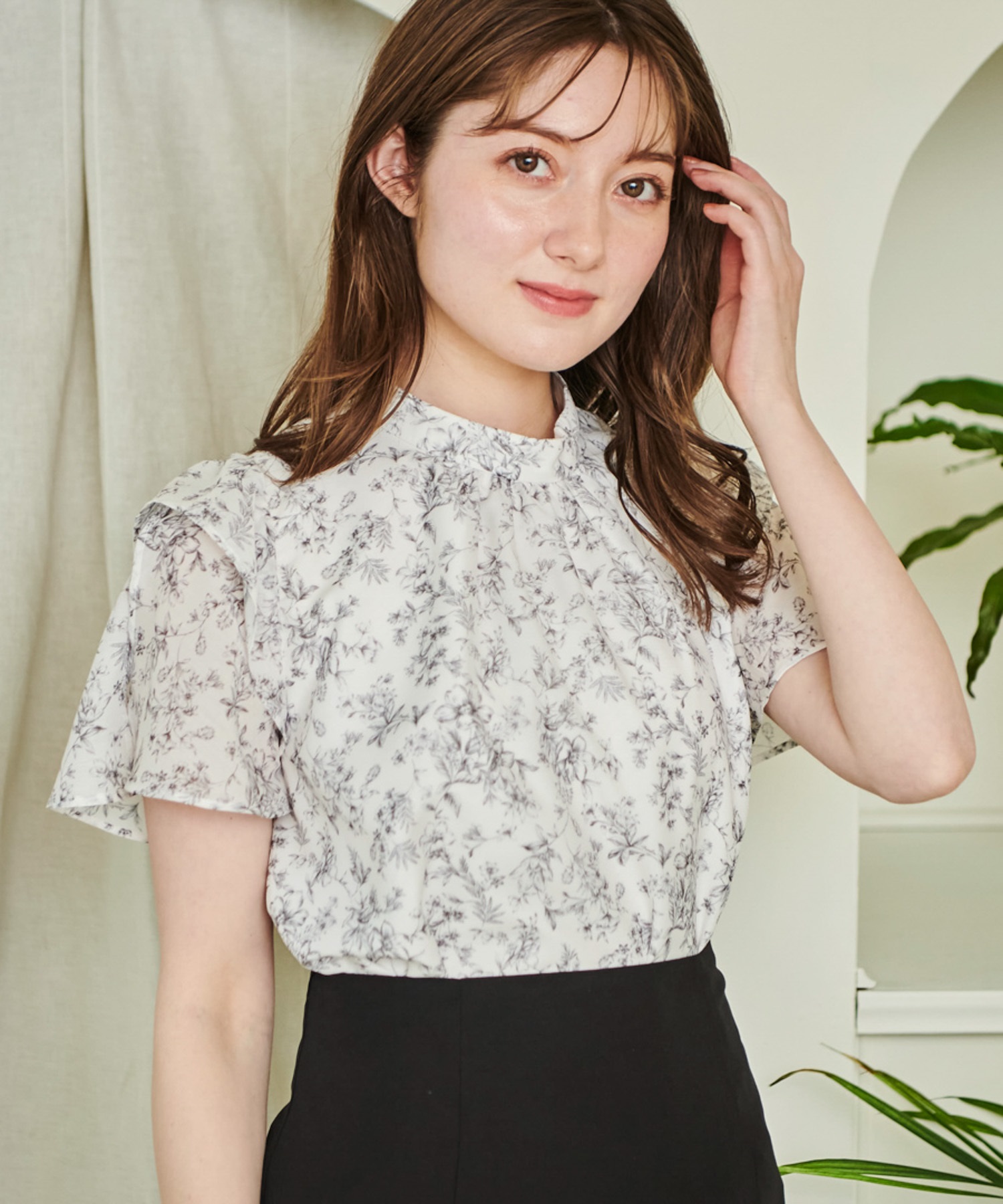 フラワーシアーブラウス | シャツ・ブラウス | NOELA OFFICIAL WEB STORE