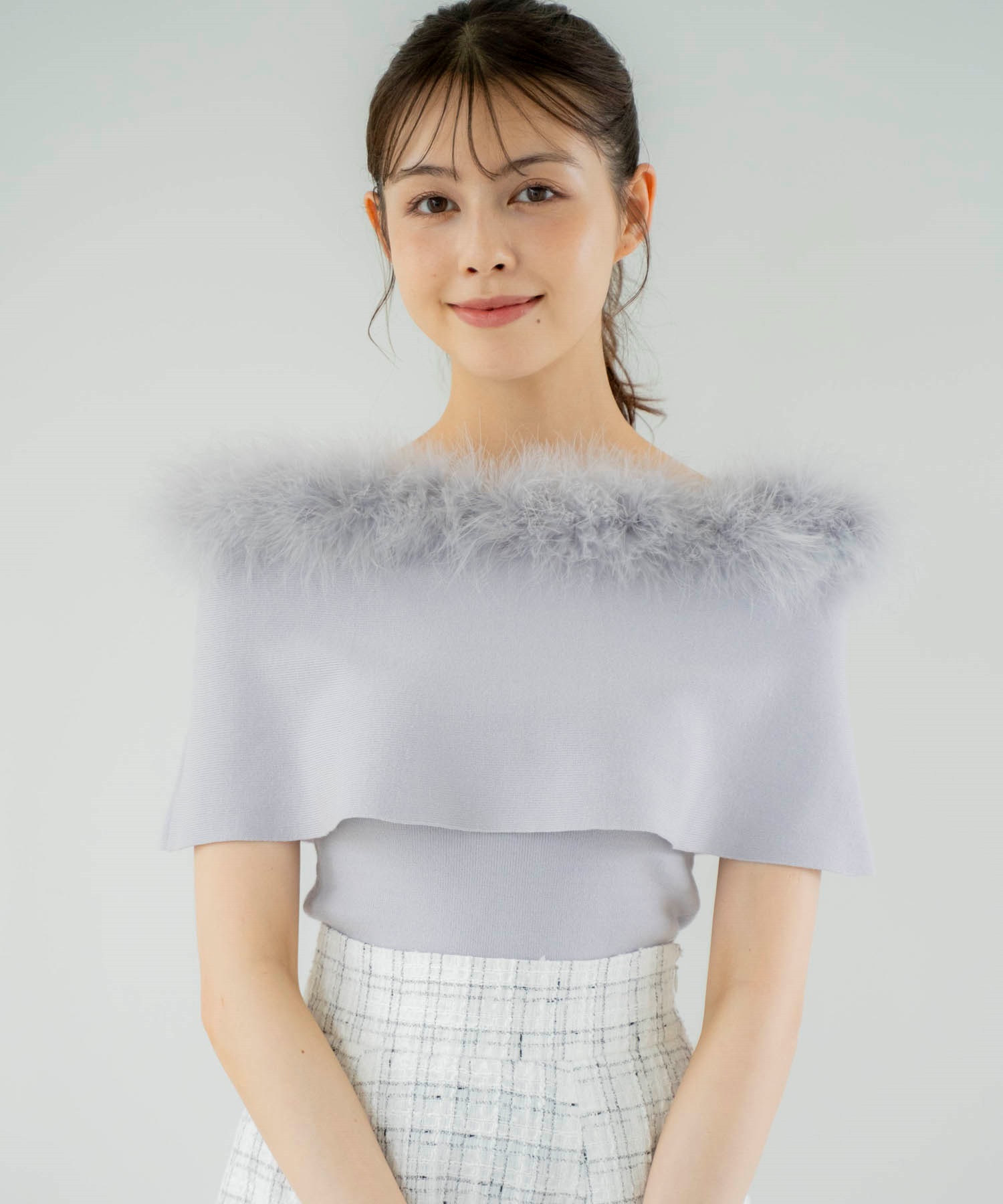 フェザートリムニット | ニット | NOELA OFFICIAL WEB STORE