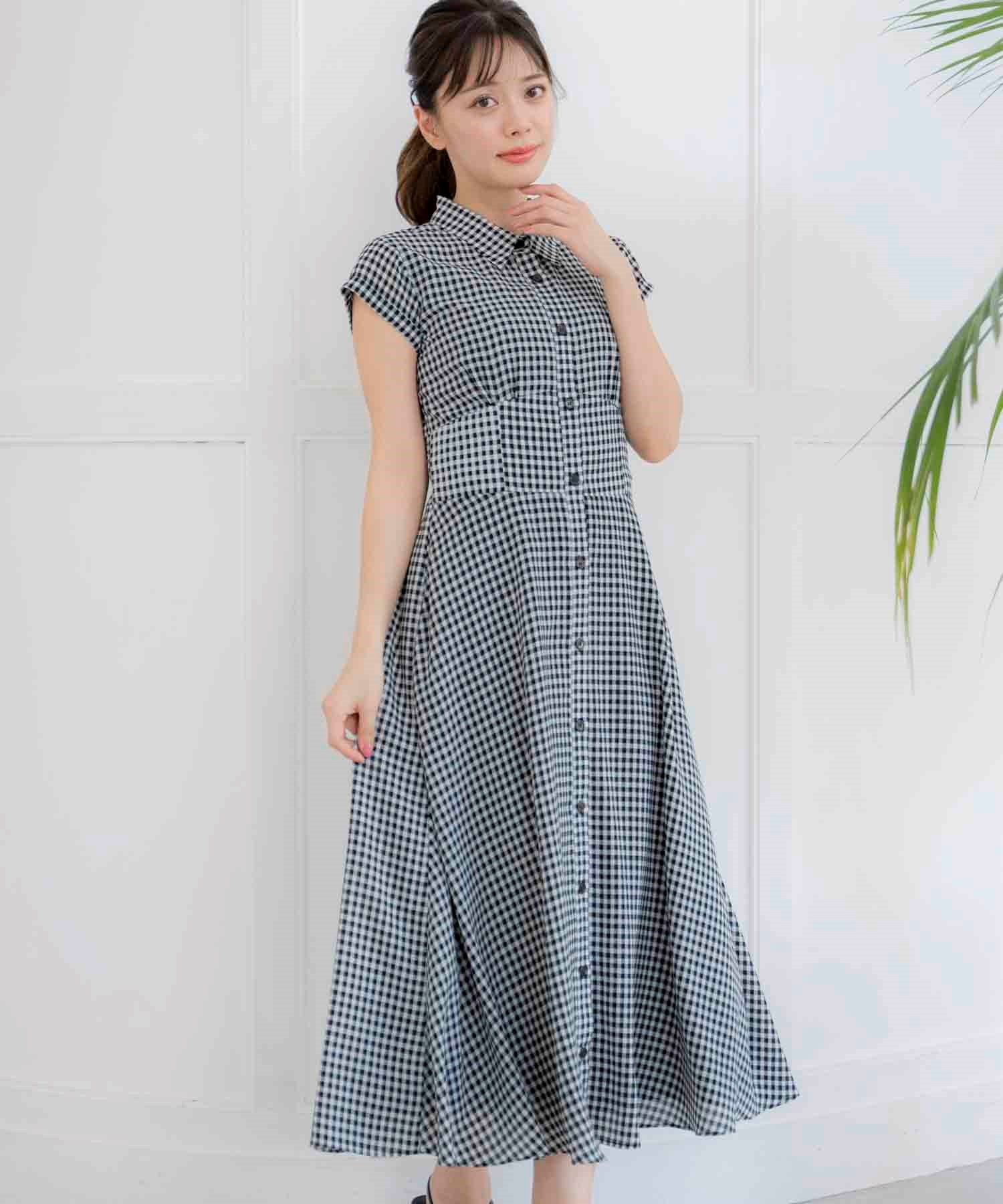 SSサイズあり】ワイドウエストワンピース | シャツワンピース | NOELA