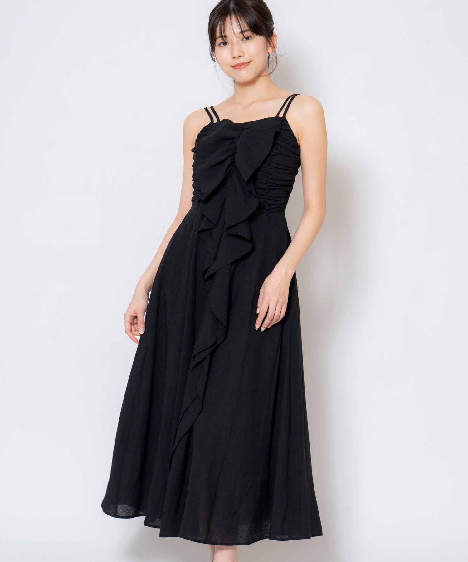 シャーリングデザインキャミワンピ | キャミワンピース | NOELA