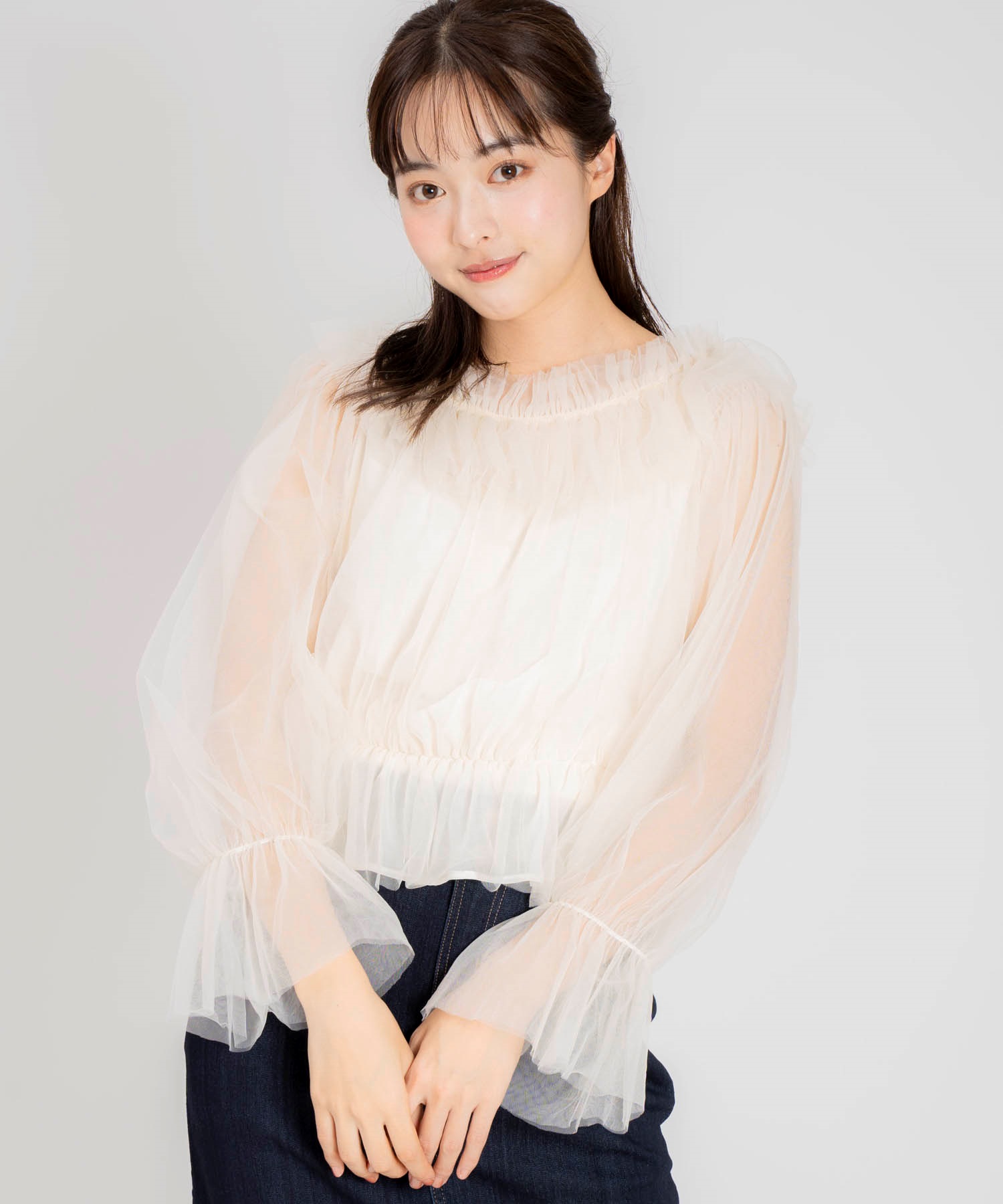 チュールトップス | シャツ・ブラウス | NOELA OFFICIAL WEB STORE