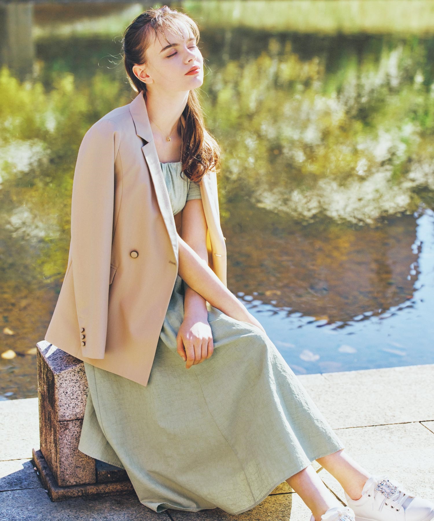 SSサイズあり】ジャガードスクエアワンピース | ロングワンピース