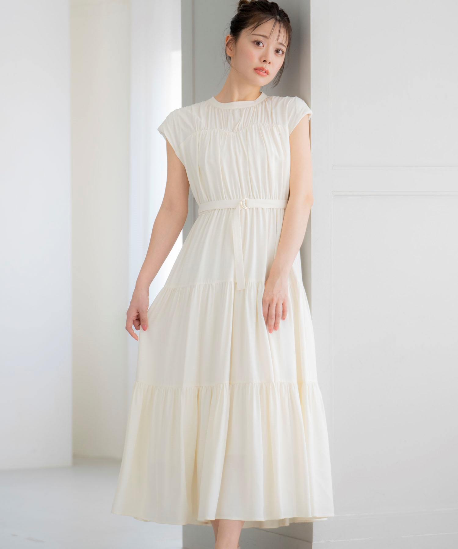 SSサイズあり】ティアードワンピース | ロングワンピース | NOELA