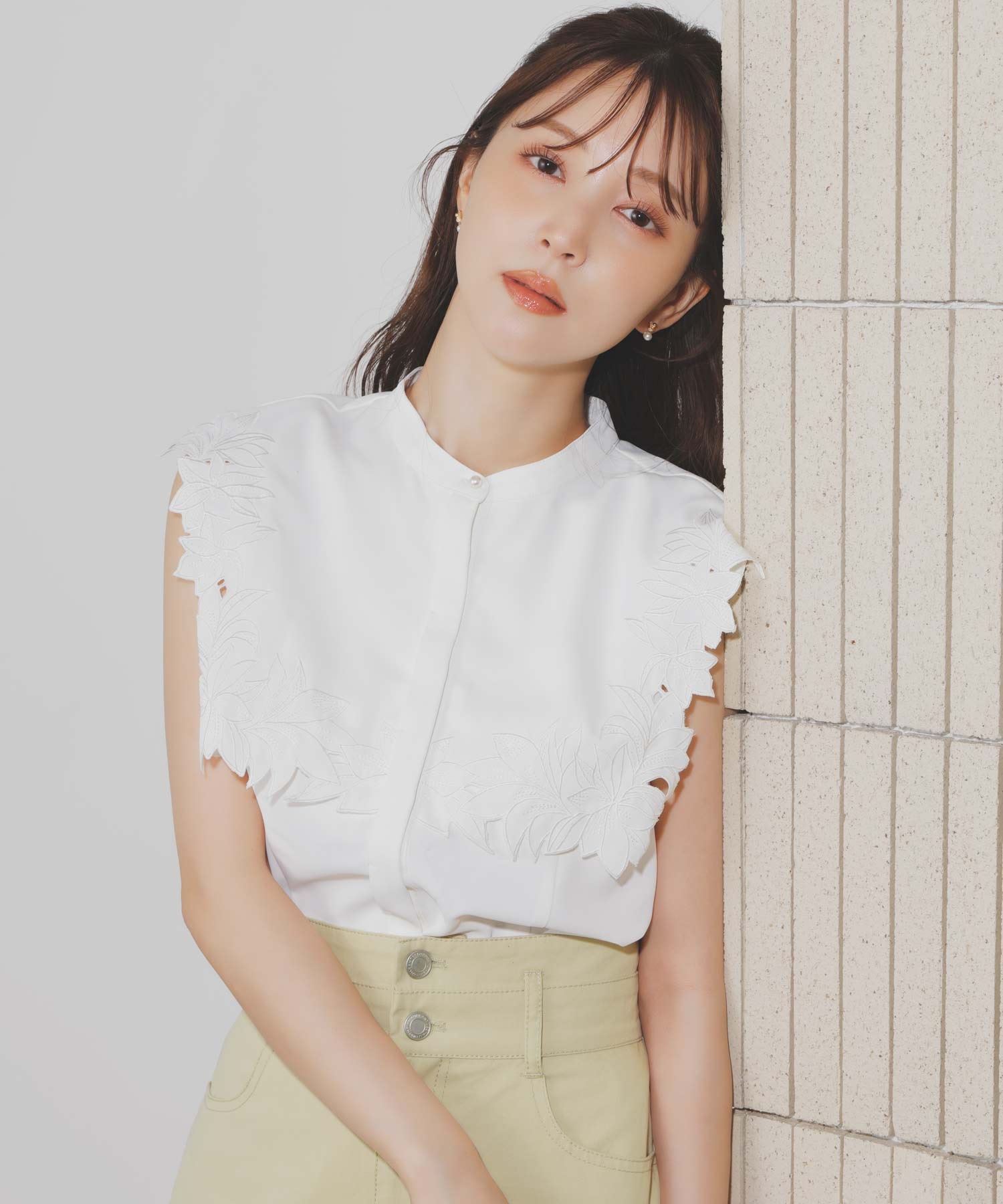 刺繍カラーブラウス | シャツ・ブラウス | NOELA OFFICIAL WEB STORE