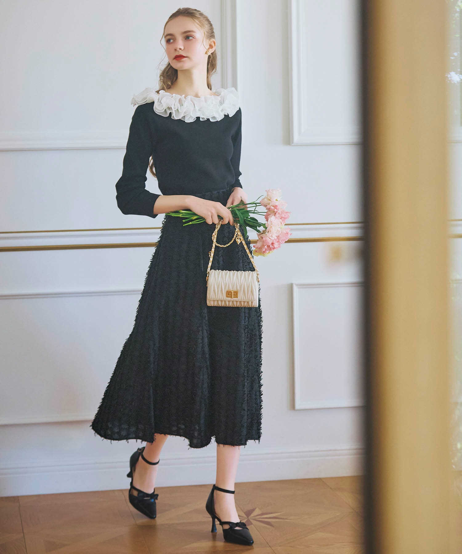 テープジャガードスカート | フレアスカート | NOELA OFFICIAL WEB STORE