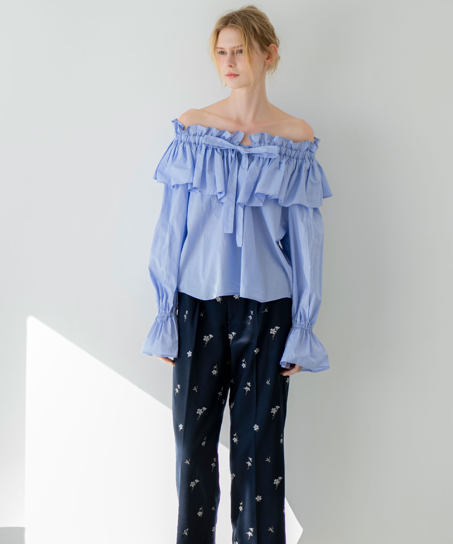 アート柄ウエストリブワンピース | ロングワンピース | NOELA OFFICIAL