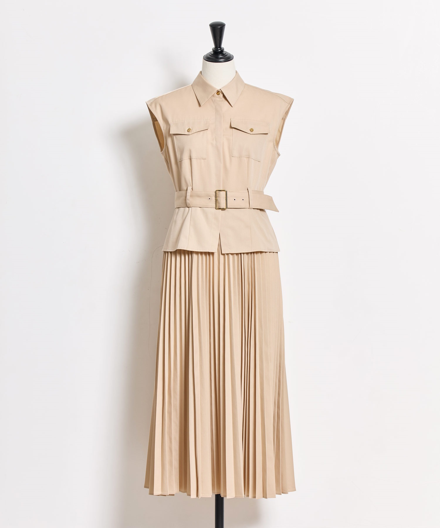 プリーツシャツワンピース | シャツワンピース | NOELA OFFICIAL WEB STORE