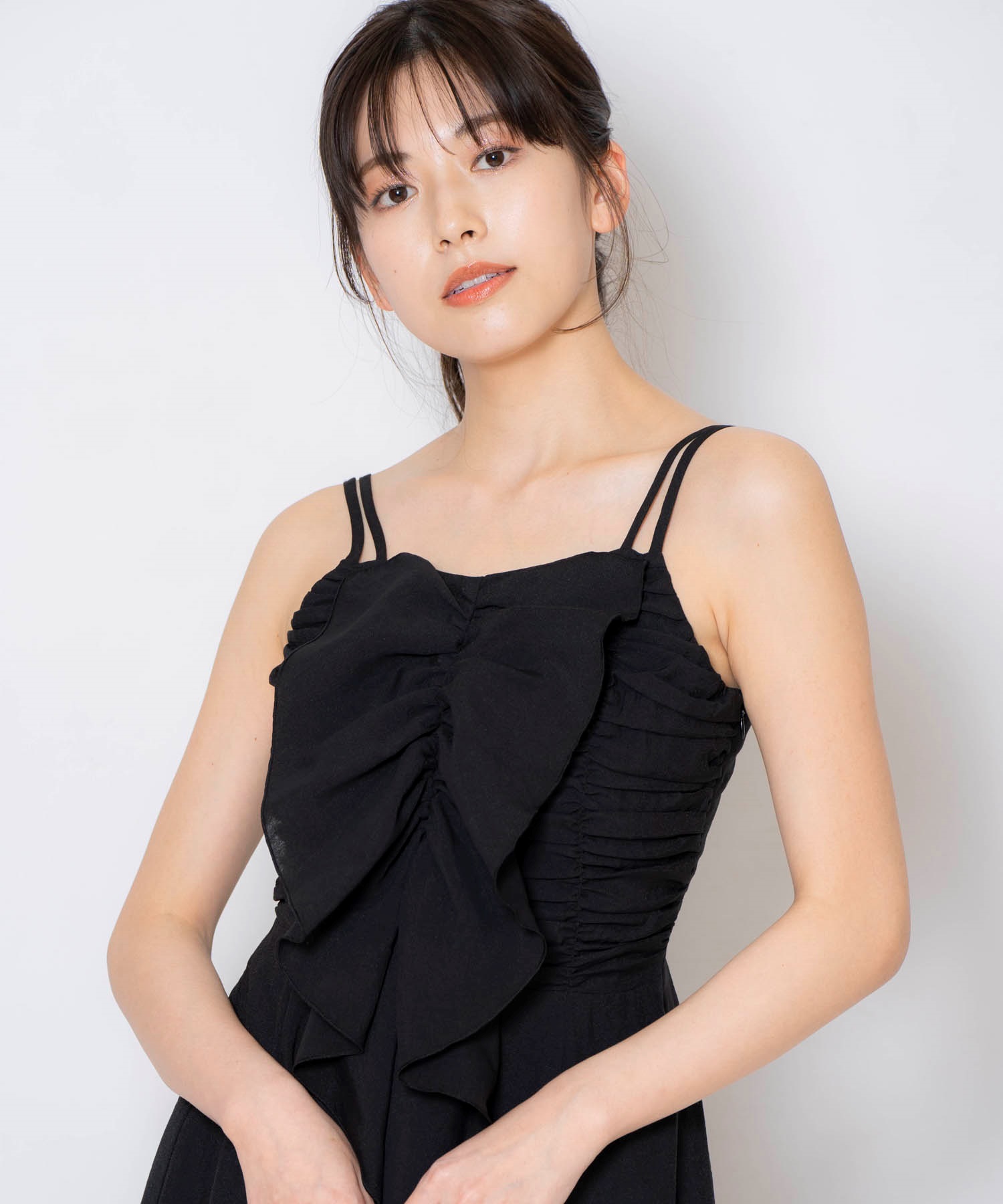 シャーリングデザインキャミワンピ | キャミワンピース | NOELA