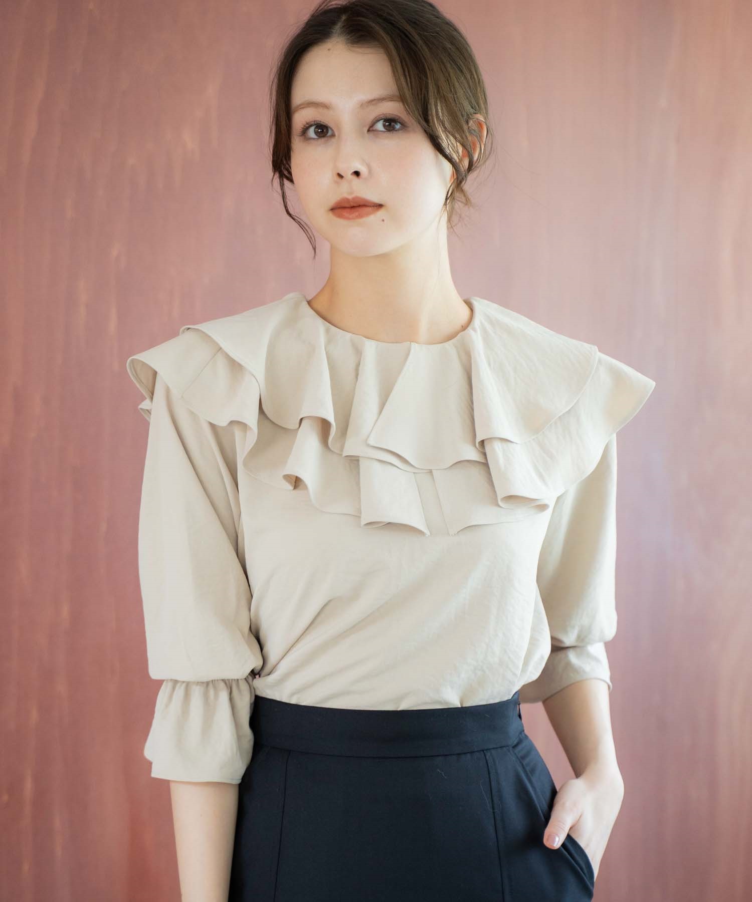 フリルカラーブラウス | シャツ・ブラウス | NOELA OFFICIAL WEB STORE