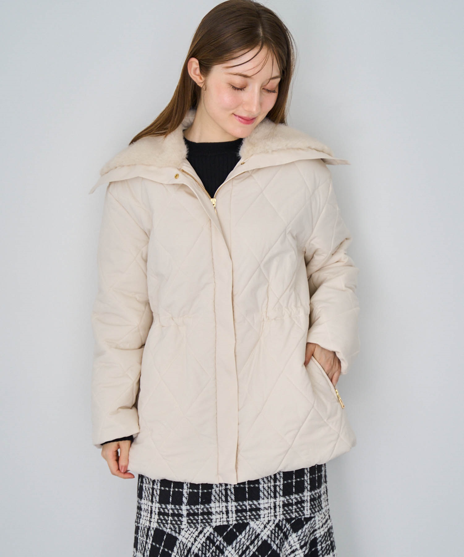 ファー襟付き中綿コート | コート | NOELA OFFICIAL WEB STORE