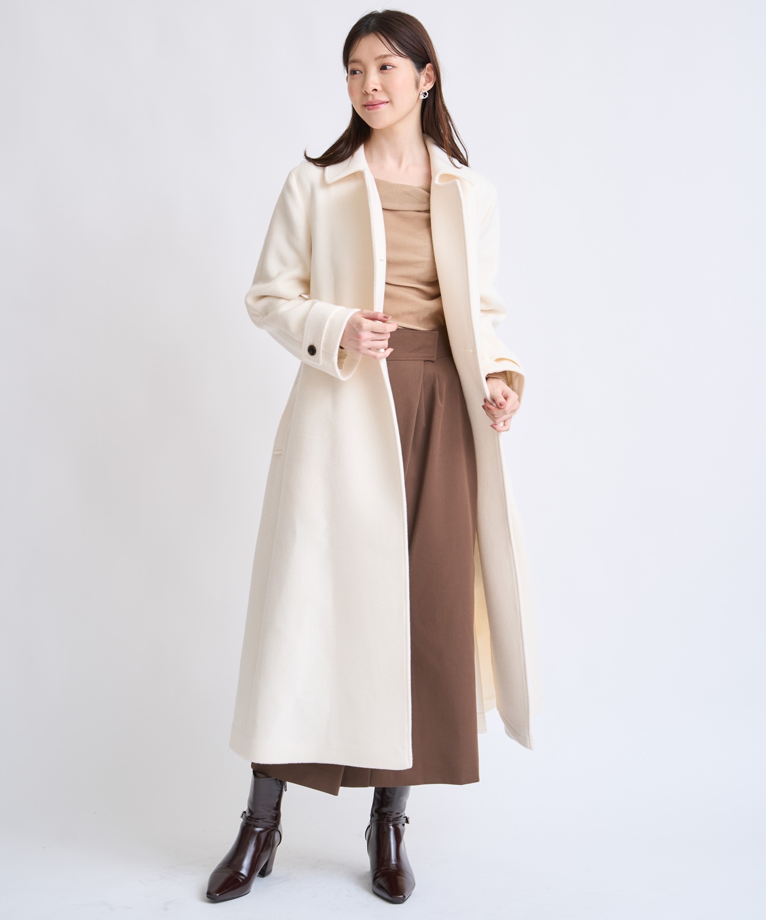 ステンカラーウールコート | コート | NOELA OFFICIAL WEB STORE