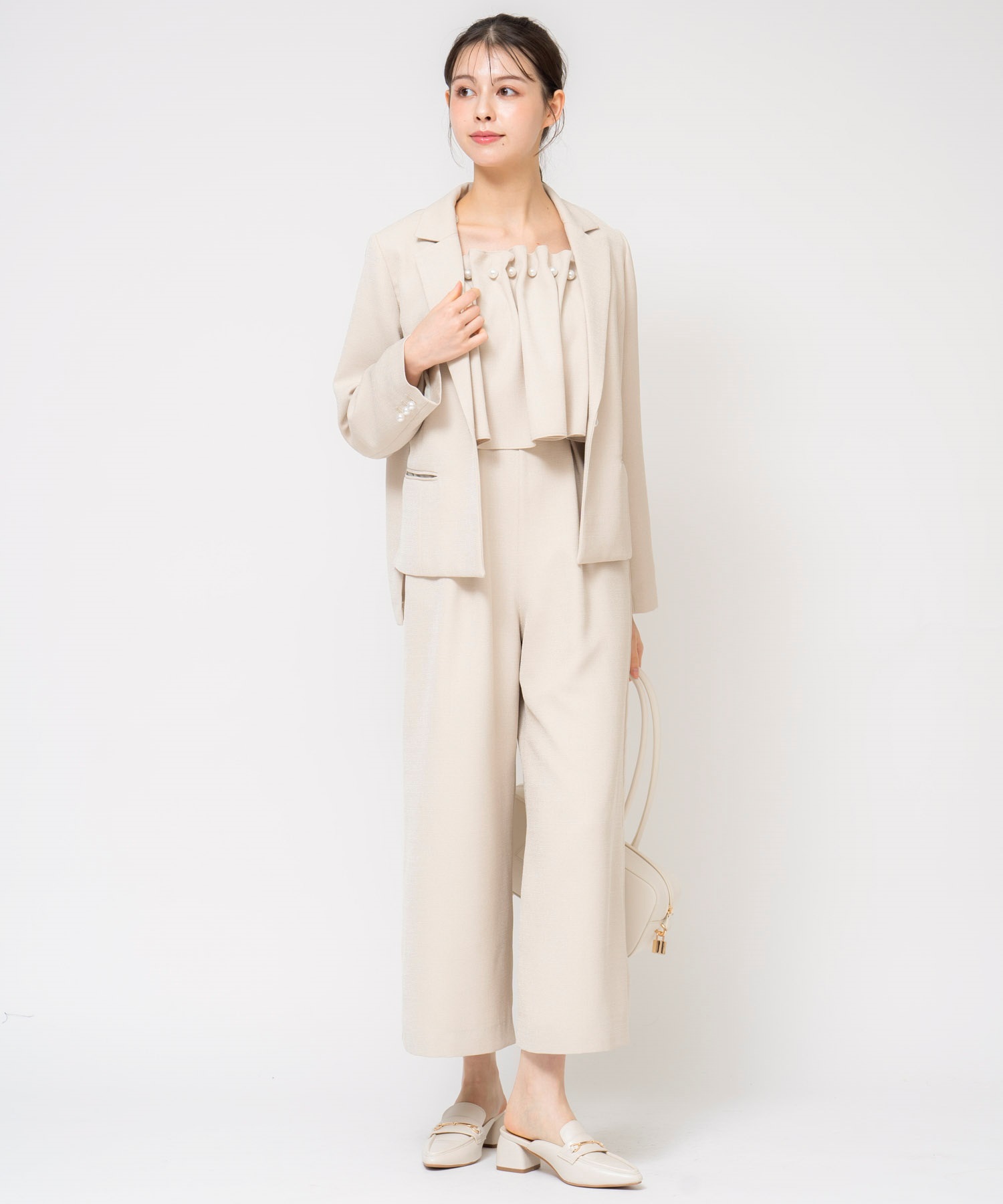 パールギャザー2WAYオールインワン | オールインワン | NOELA