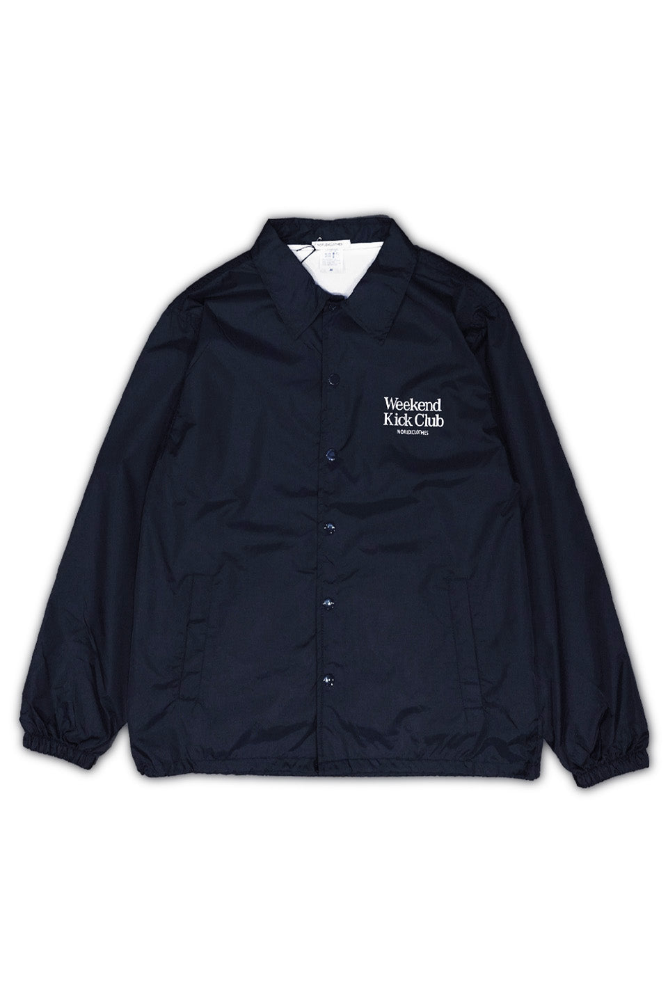 WKC NYLON COACH JACKET NAVY – NOFLEXCLOTHES
