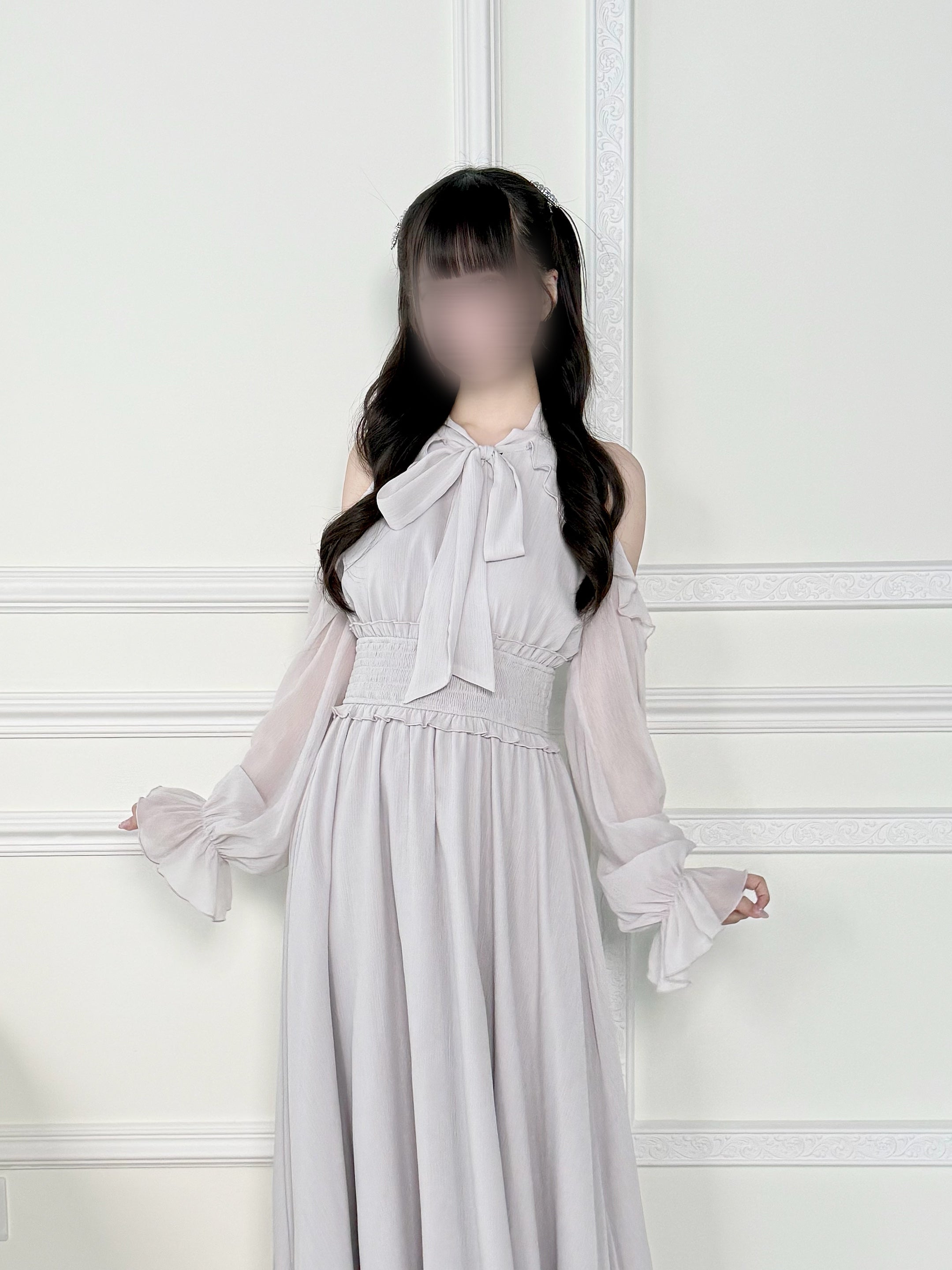 BunnyLis:リボンオフショルダーニットトップス – NoGenki