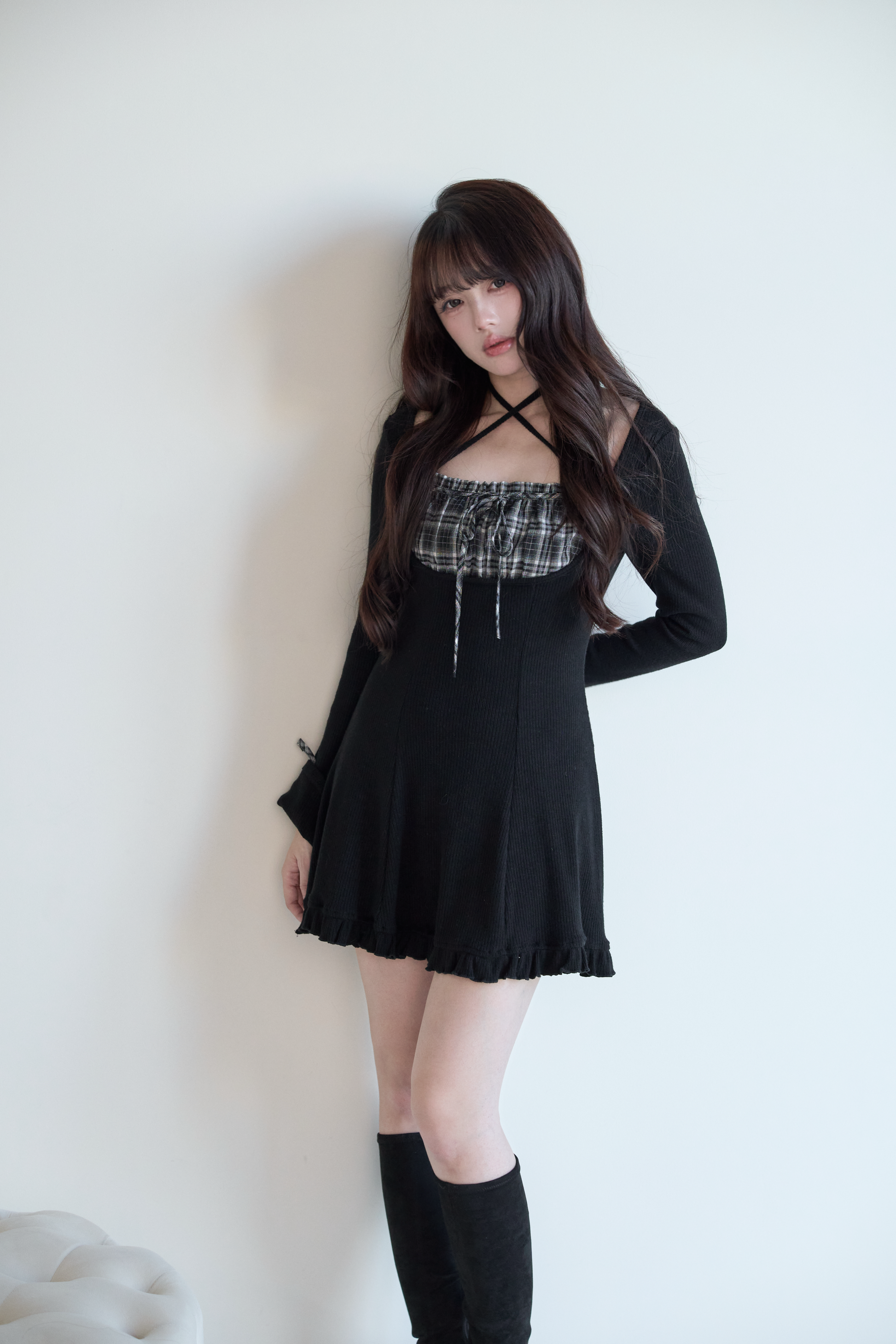 BunnyLis:リボンオフショルダーニットトップス – NoGenki