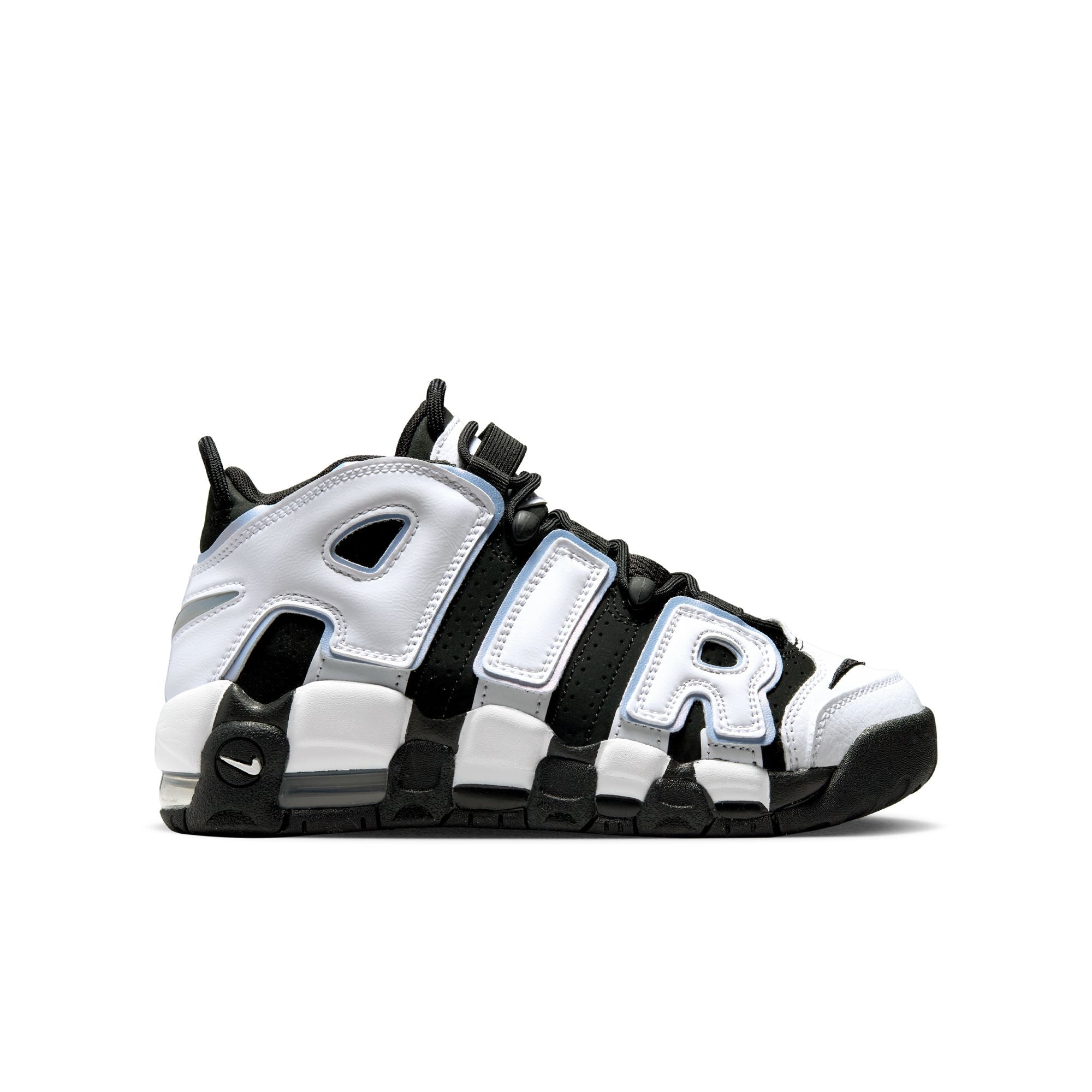 Nike - Boy - GS Air More Uptempo - Black/White/Cobalt Bliss – Nohble