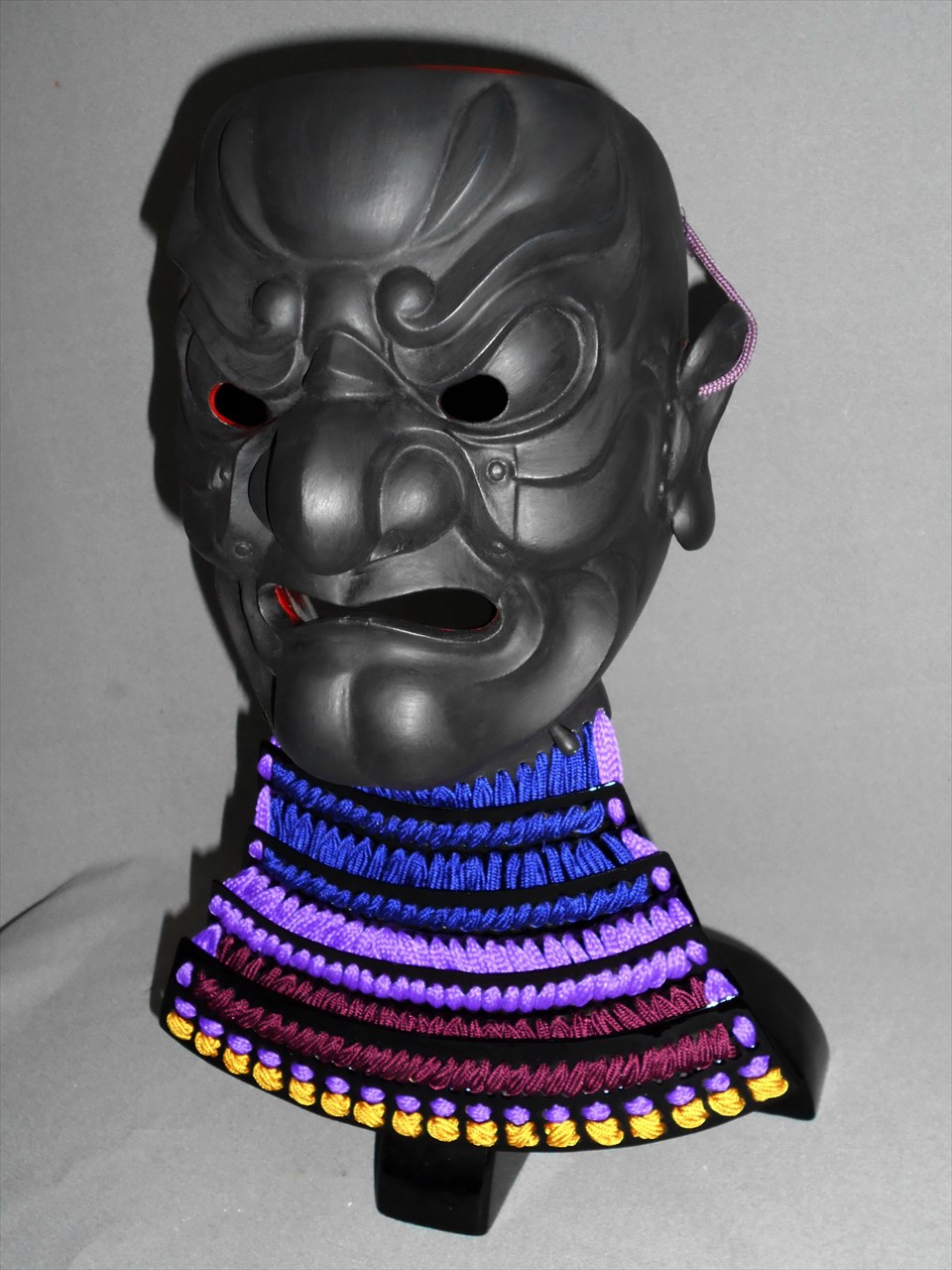 総面頬-武者 鎧兜