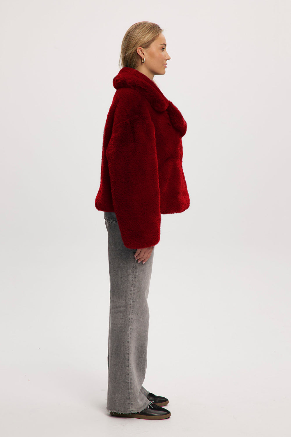 Loretta Short Length Vegan Fur Coat | Noize