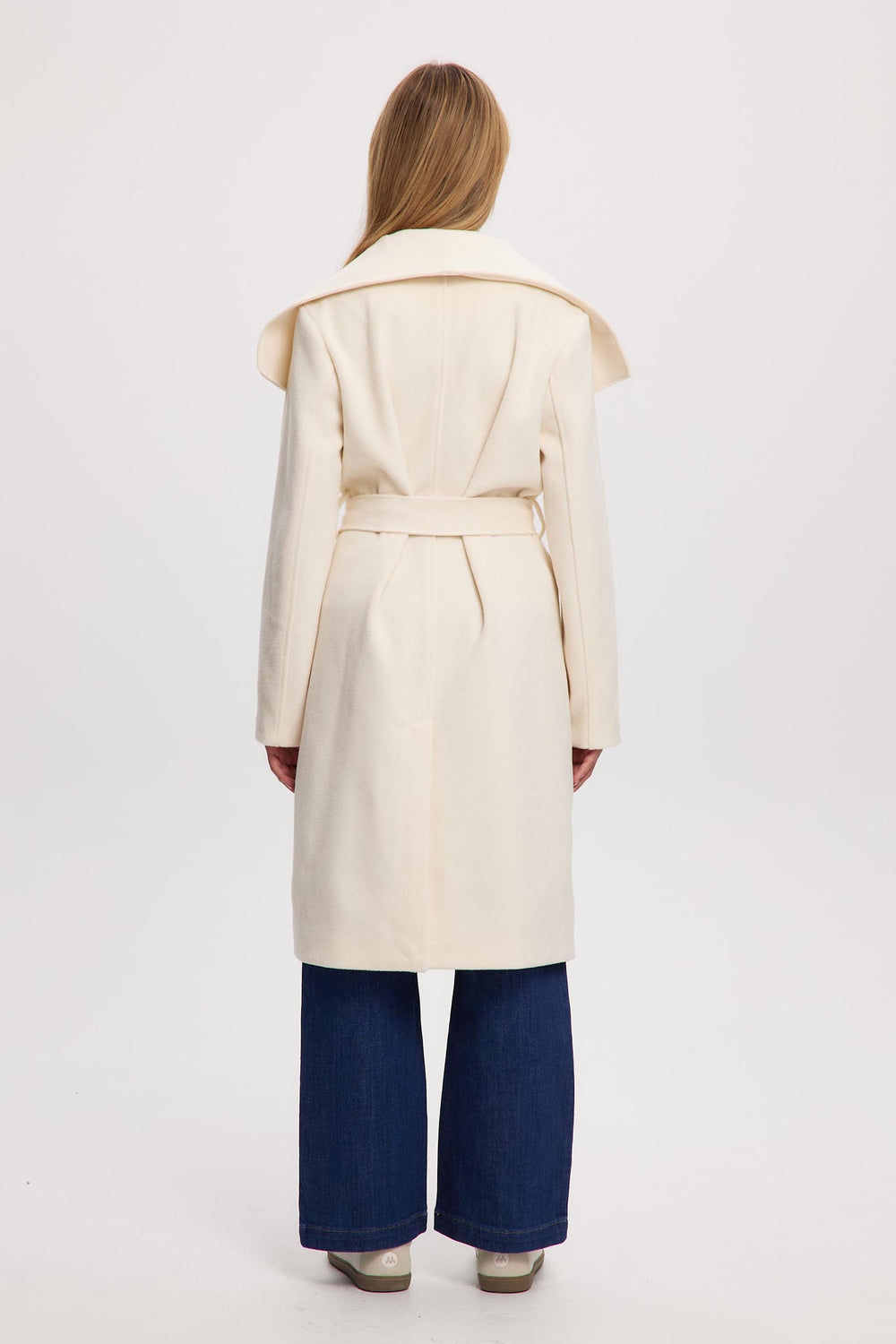 Lena Long Length Vegan Wool Coat | Noize