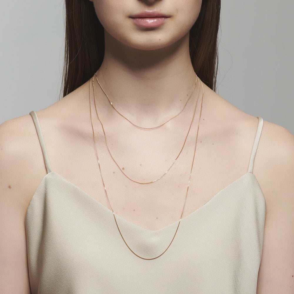 K10チェーンネックレス(38cm)｜ネックチェーン｜ノジェス 公式