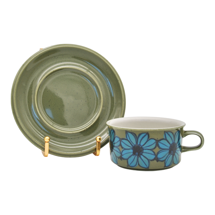 Buy Arabia HLA Flower Tea Cup Green Flower 0,28 l - Vintage - nordajyo