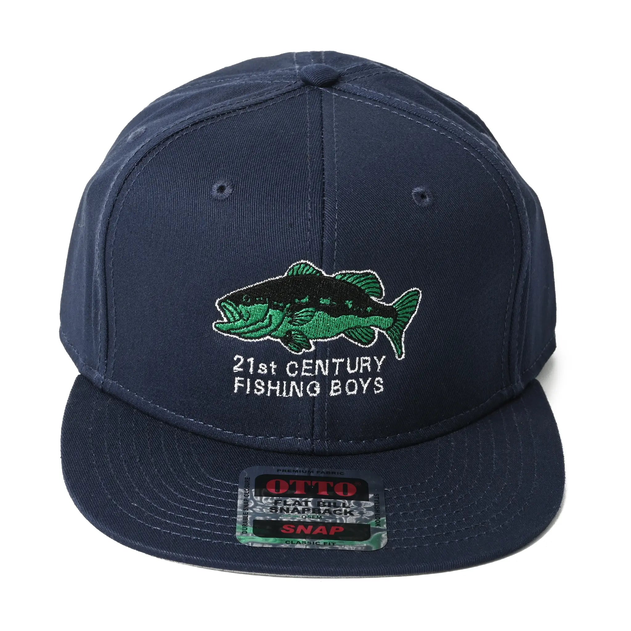 バス釣り キャップ 21st-LOGO-cap（Navy） – バス釣り アパレル NO