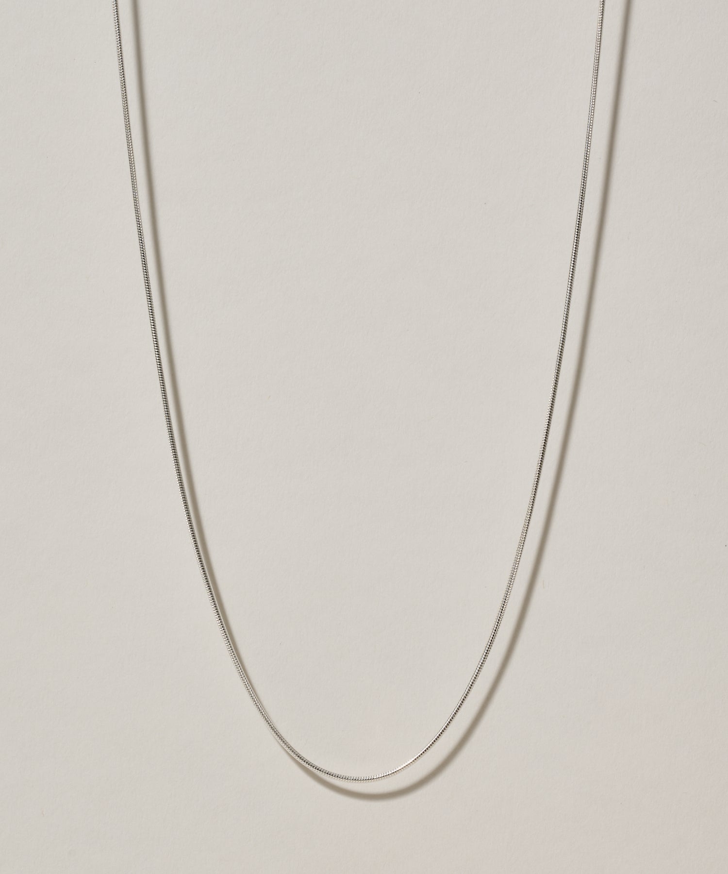 Simple Narrow Necklace［Silver925］ | 大人の毎日使えるネックレス