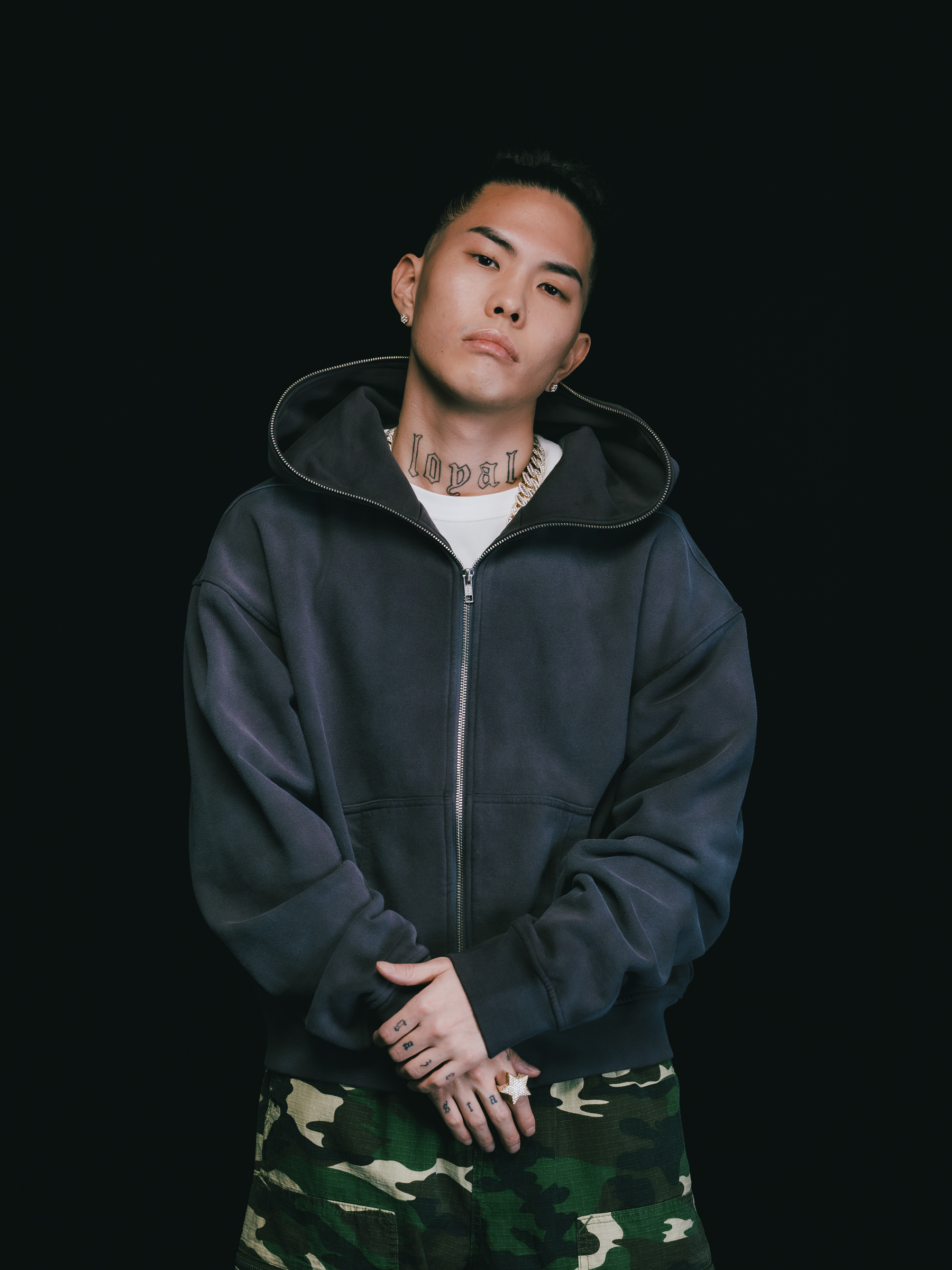 BREATH ブレス SS25 NEWRICH SHORT FULL ZIP HOODIE / BLK - NUBIAN