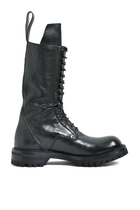 Rick Owens リック オウエンス FW25 ARMY LACED BOOT / BLK - NUBIAN