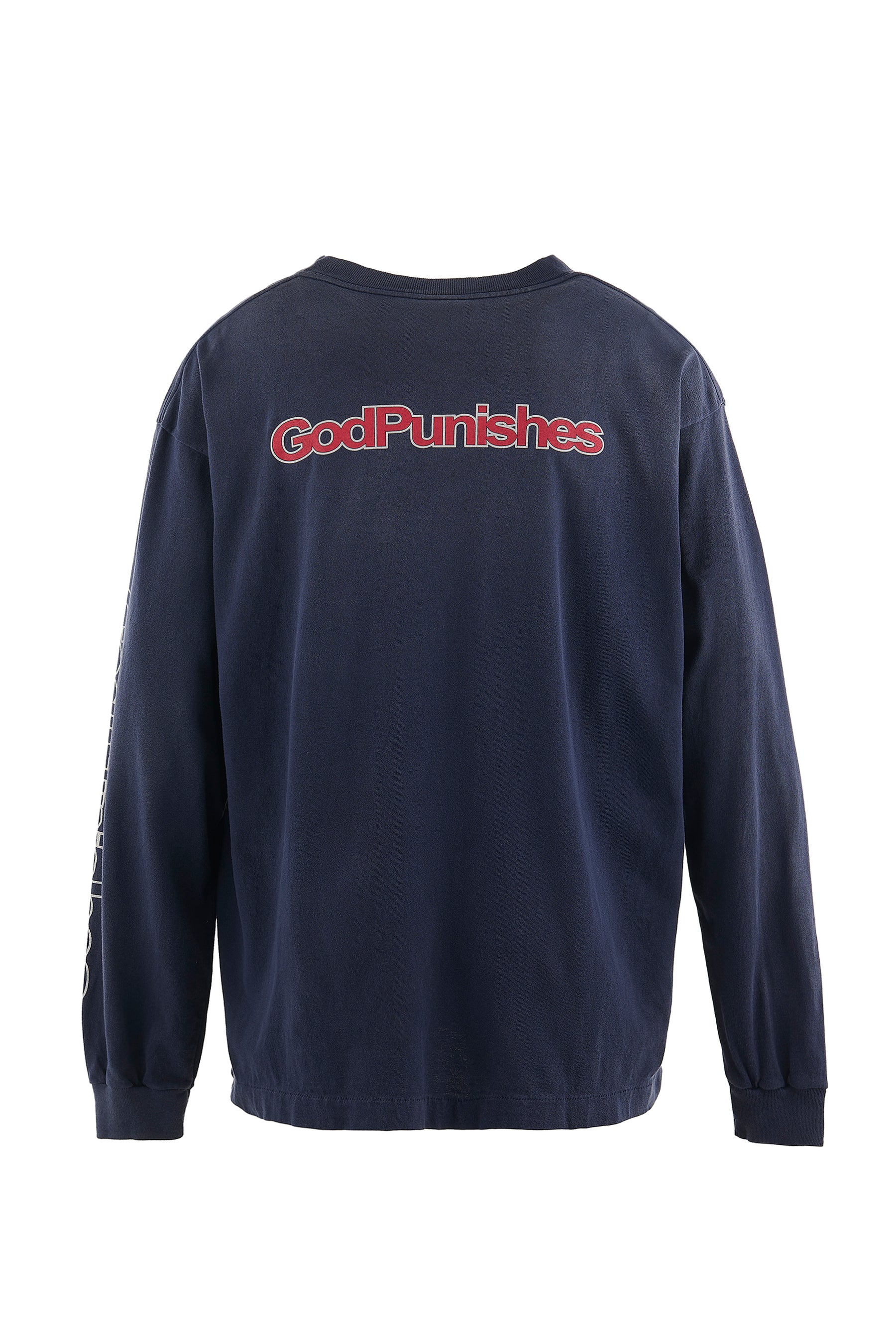 SAINT Mxxxxxx セイント マイケル FW24 LS TEE/DEAD SAINT / NVY - NUBIAN