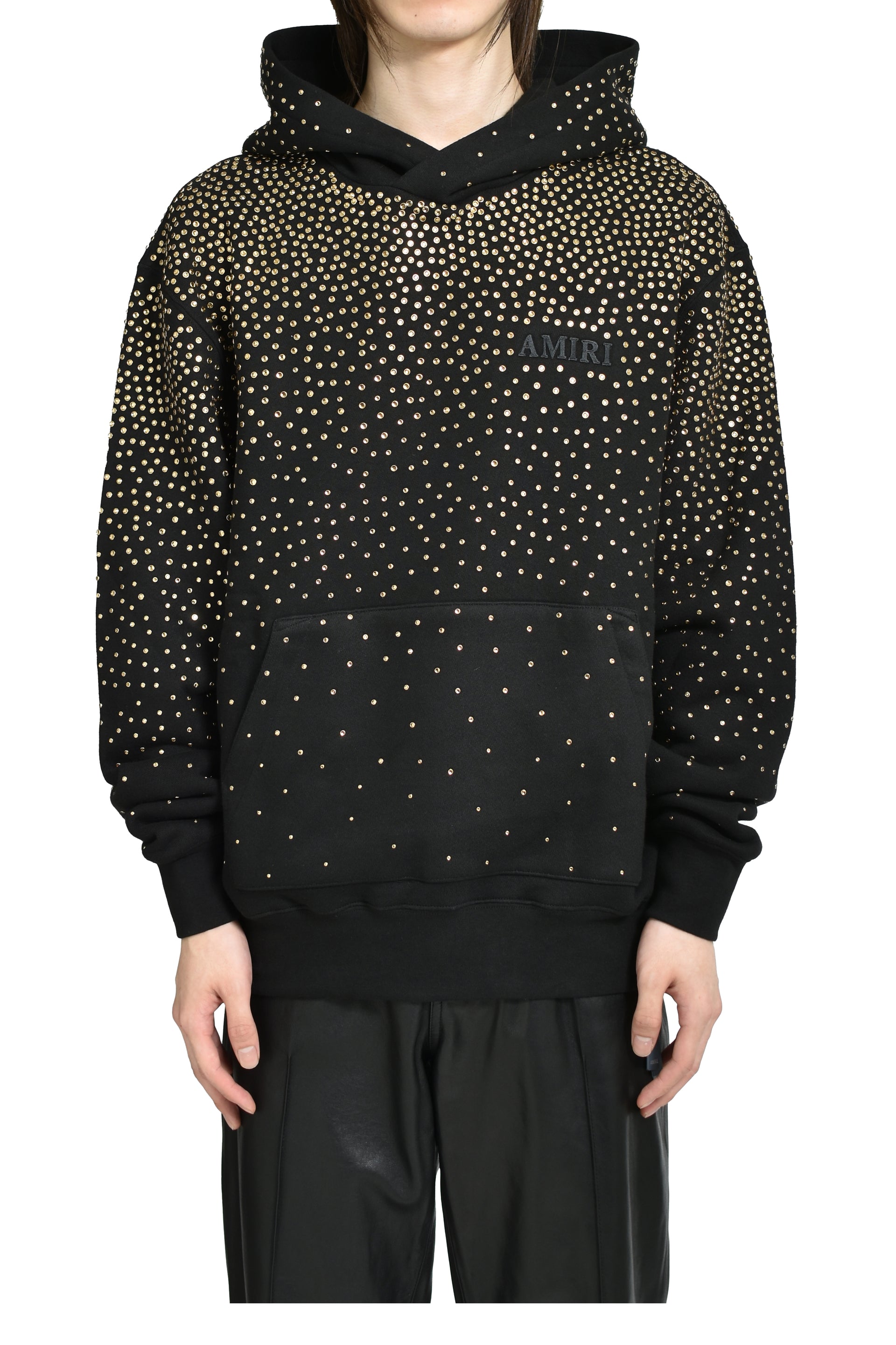 AMIRI アミリ FW25 CRYSTAL AMIRI HOODIE / BLK - NUBIAN ヌビアン