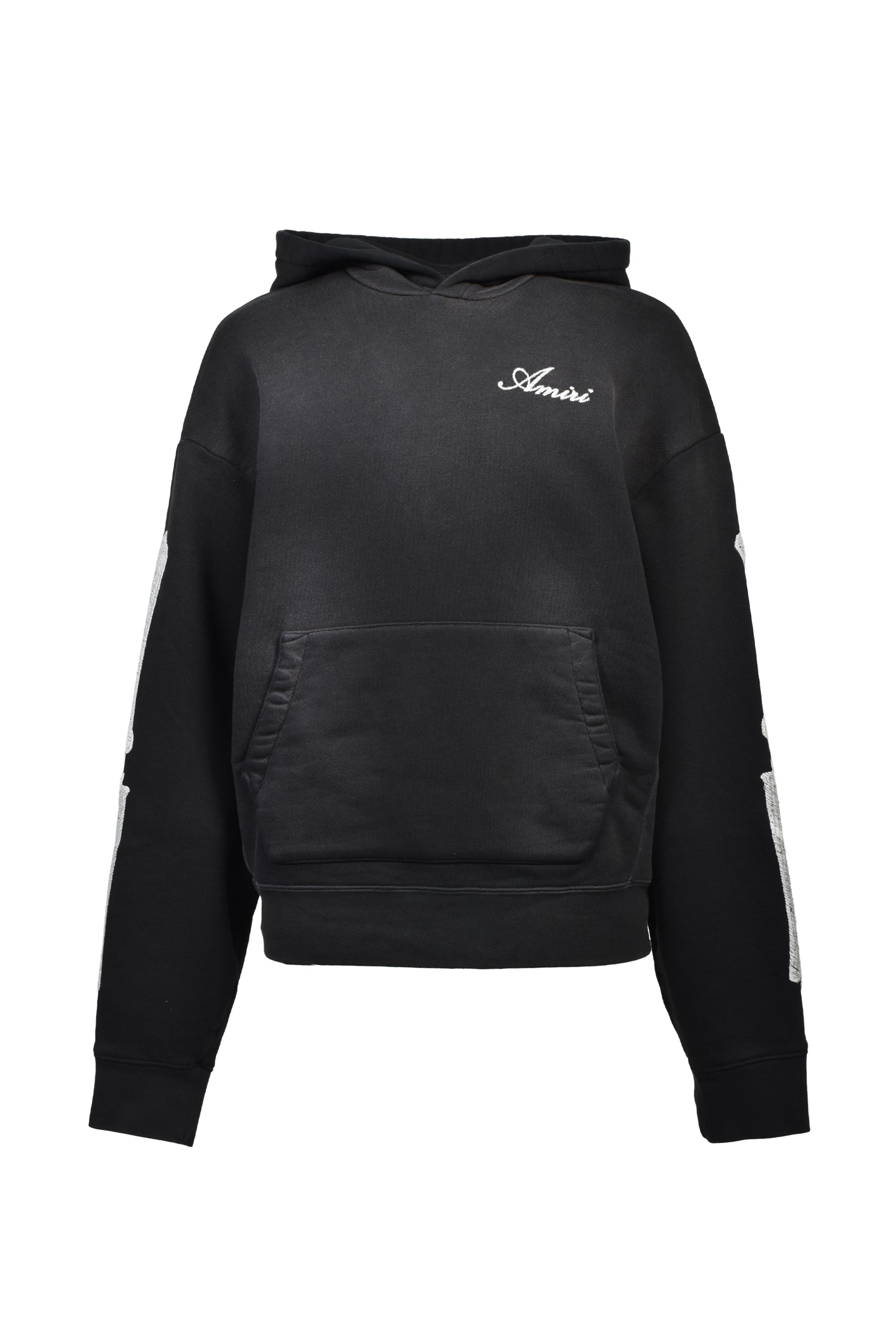 AMIRI アミリ SS26 BONES OVERSIZED HOODIE / BLK - NUBIAN ヌビアン