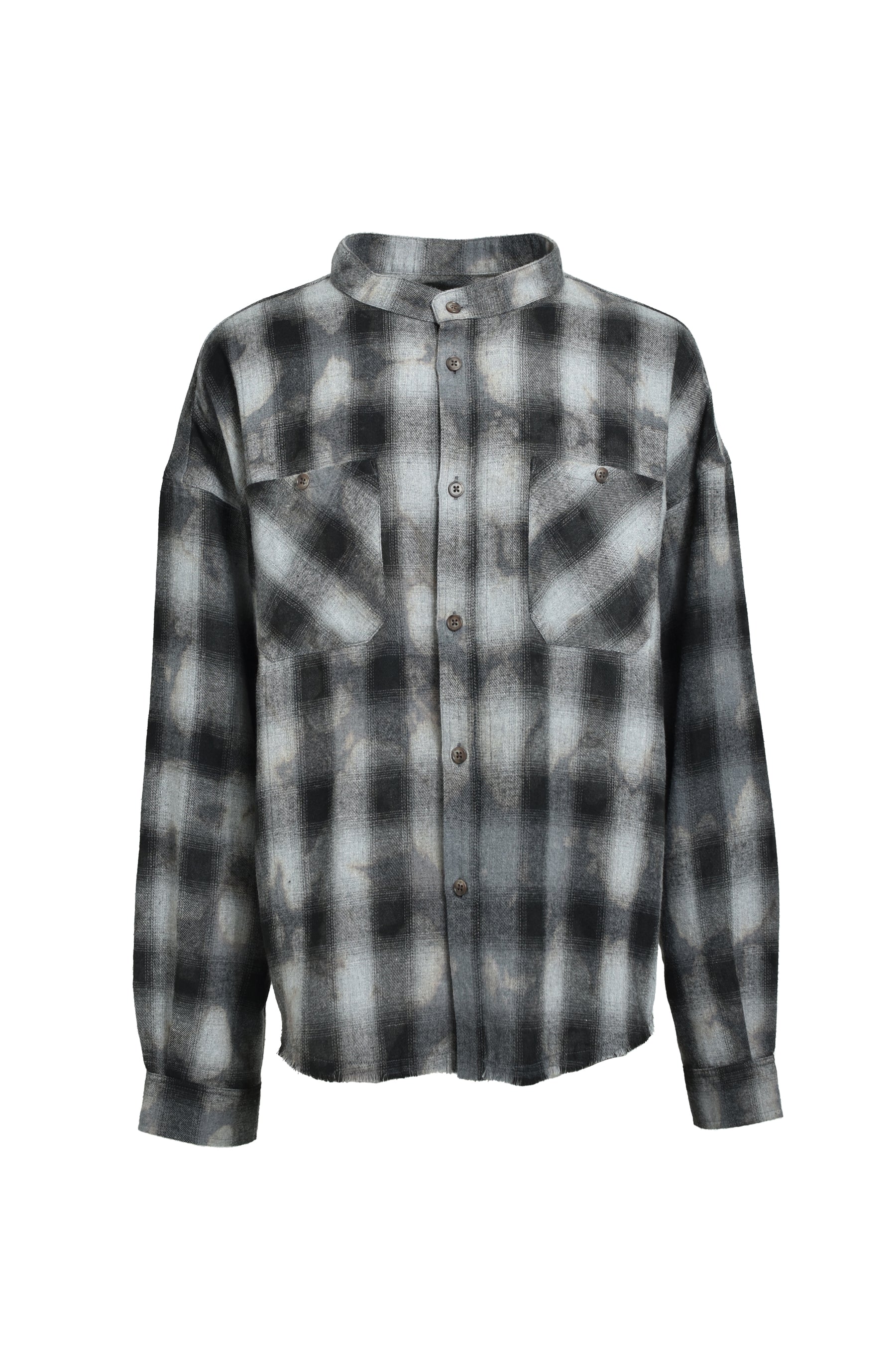 BREATH ブレス FW25 COLLAR LESS SHIRT / BLK - NUBIAN ヌビアン