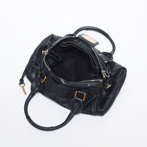 クロエ Chloe パディントン ボストン パドロックキー ショルダーバッグ