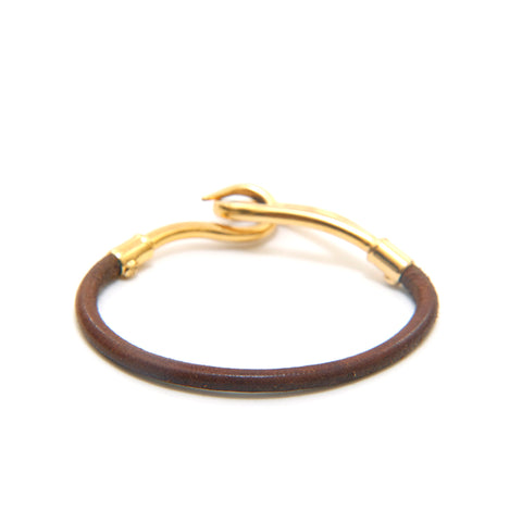 エルメス HERMES ジャンボ チョーカー ブレスレット ゴールド P14200