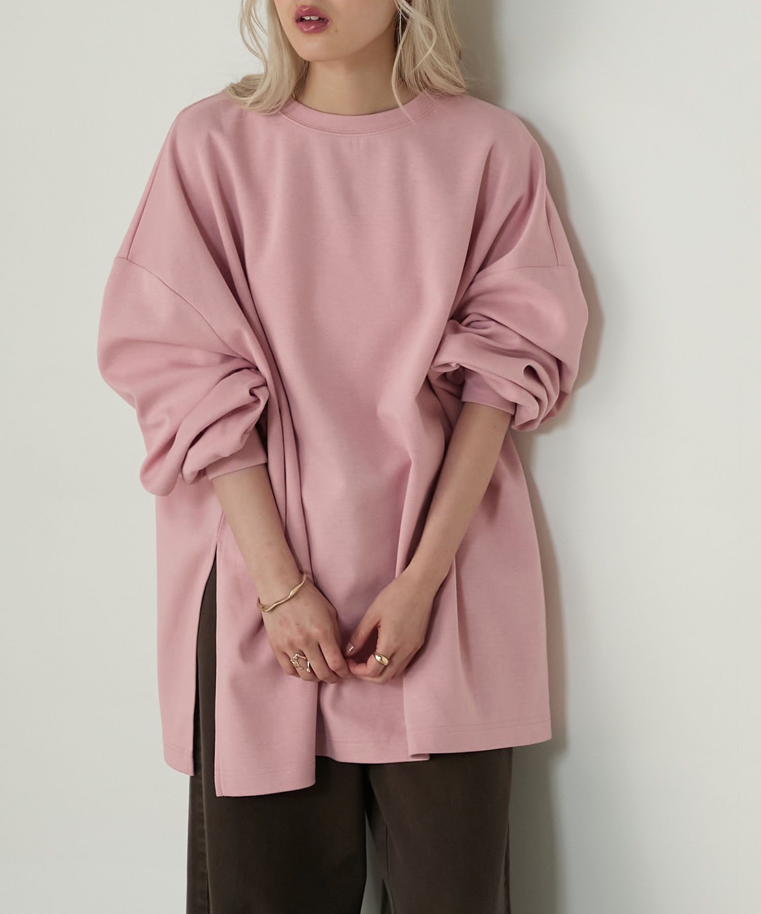 TheSoliost 19ss オーバーサイズ Tシャツ 46 セール】【forksy.】<エブリデイシリーズ>オーバーサイズス