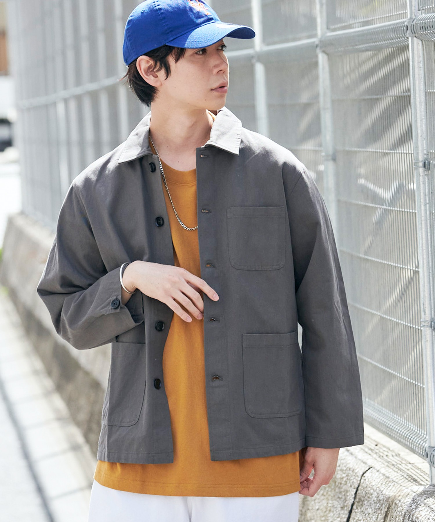 コットンツイルワークカバーオール MONO-MART│MONO-MART [モノマート