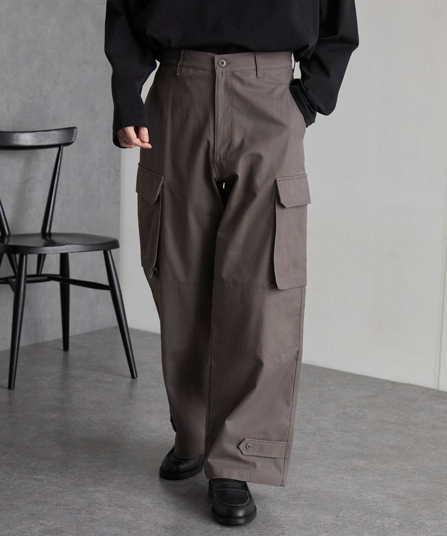 M-47セミワイドストレートミリタリーカーゴパンツ MONO-MART│MONO