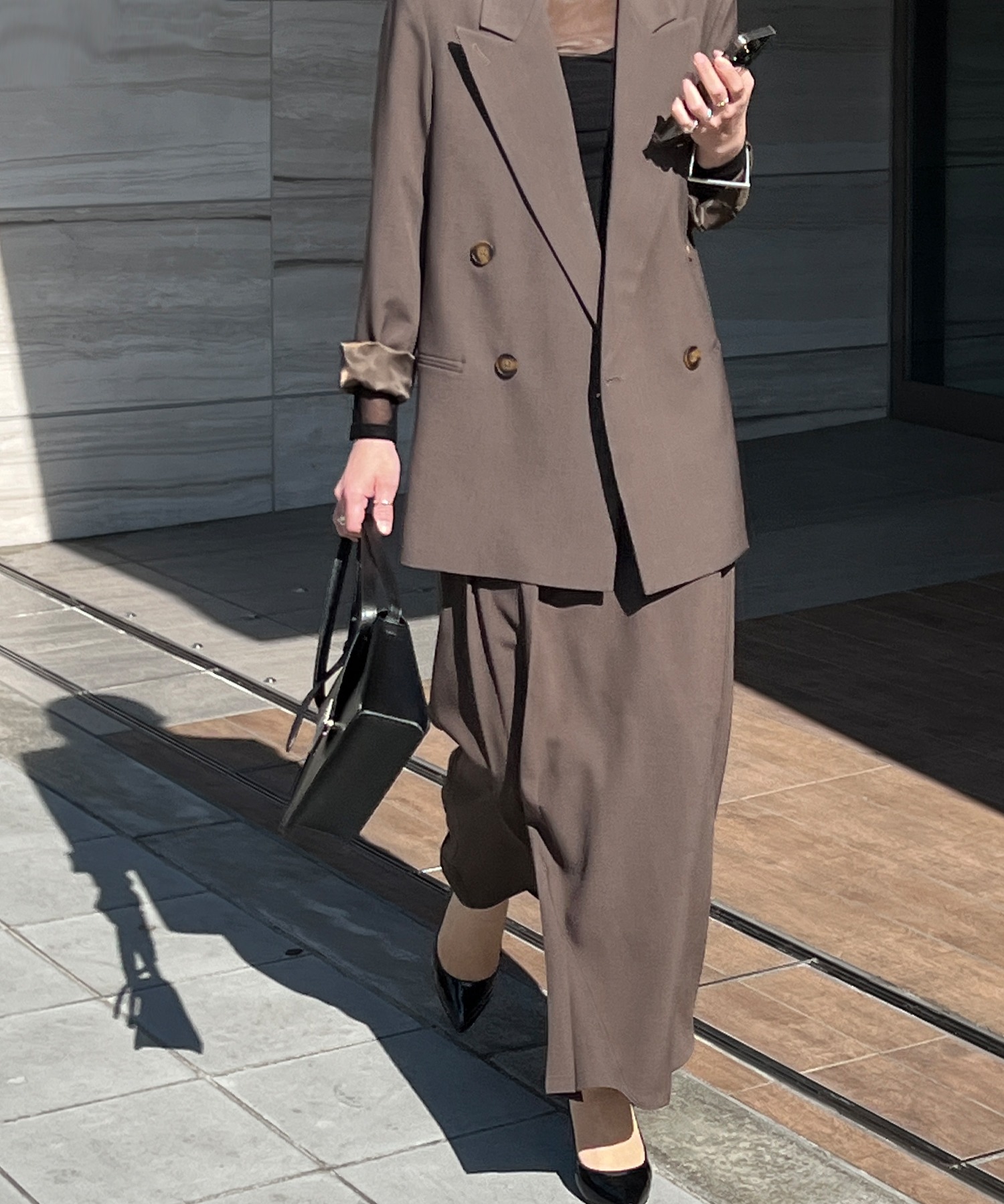 セットアップスーツ 2タイプ 洗濯可能【レギュラー / ワイド