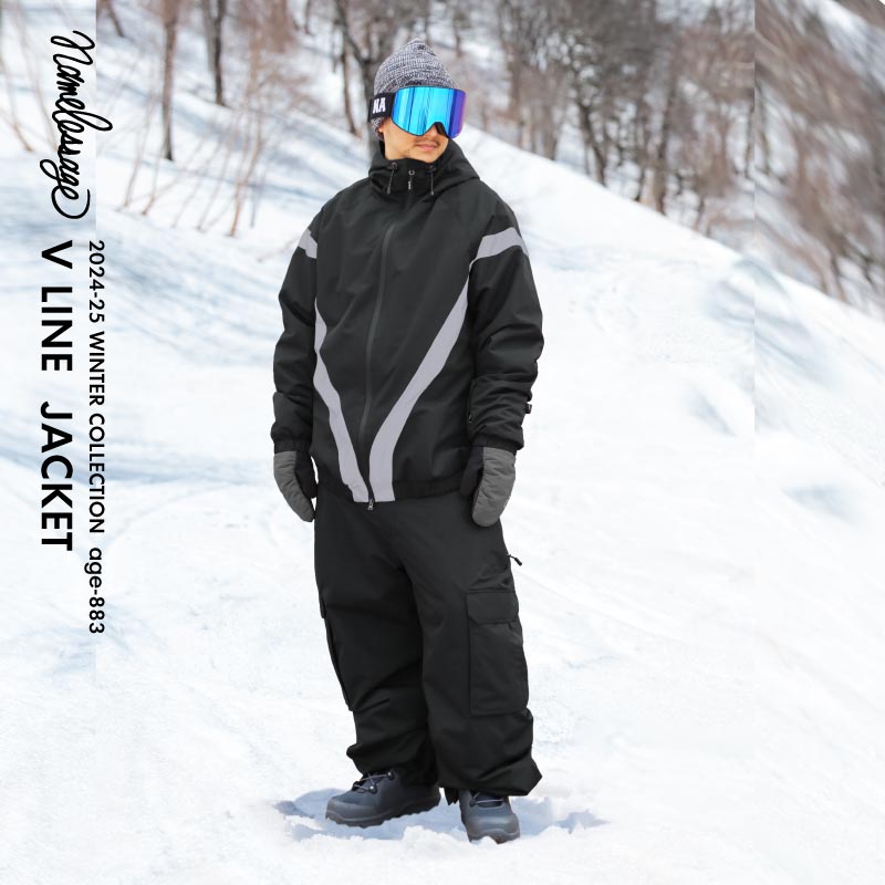 クリアランスセール] スノーボードウェア ジャケット単品 Vライン