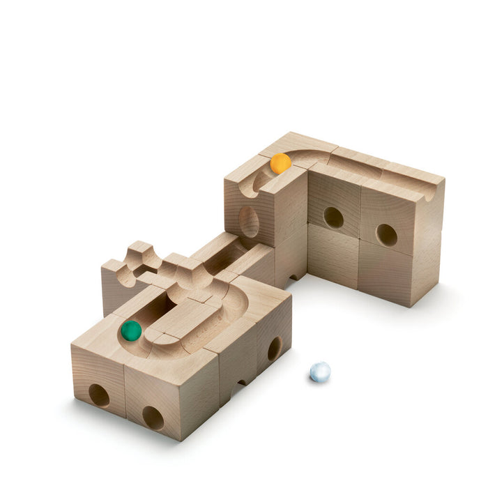 CUBORO Speed - Extra Set - Wooden Marble Run — Oak & Ever