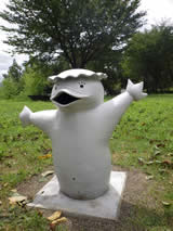 新潟県立大潟水と森公園 かっぱ像