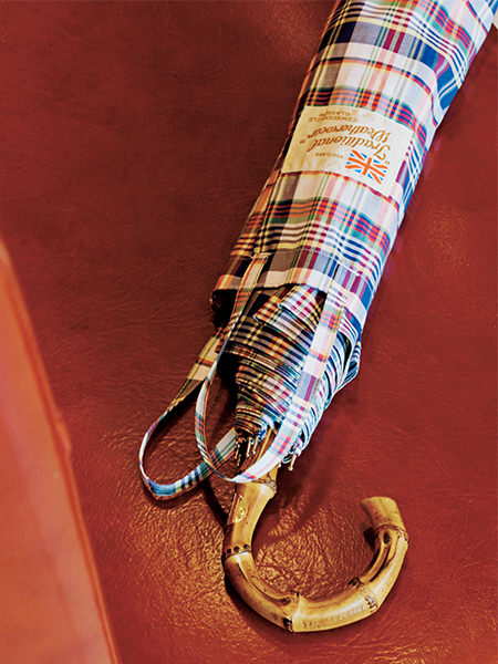 Traditional Weatherwear】マドラスチェックの折り畳み傘｜矢野未希子