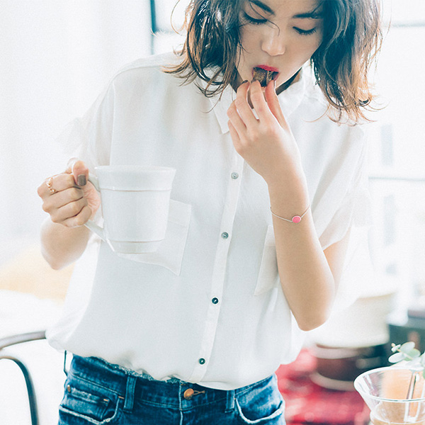 ディオール シャツ ブラウス パフスリーブ 2022年 白 ディオール