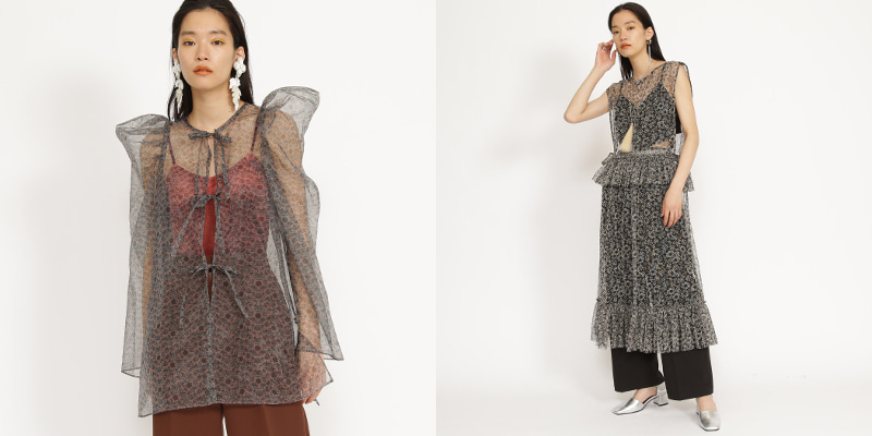 FUMIE=TANAKA × Ray BEAMS】ヴィンテージ感ある花柄ブラウスや