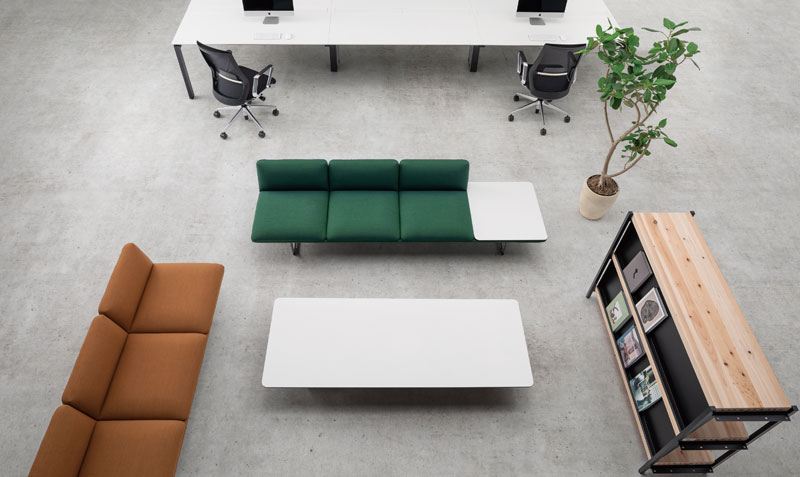 ワークサポートソファ LORK（ローク） - オフィス分野｜内田洋行